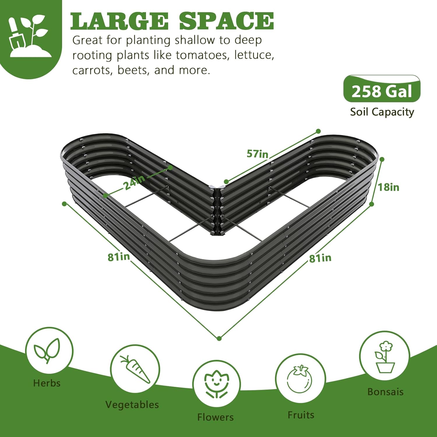 Damerin W228RA Raised-Garden-Beds - View #3