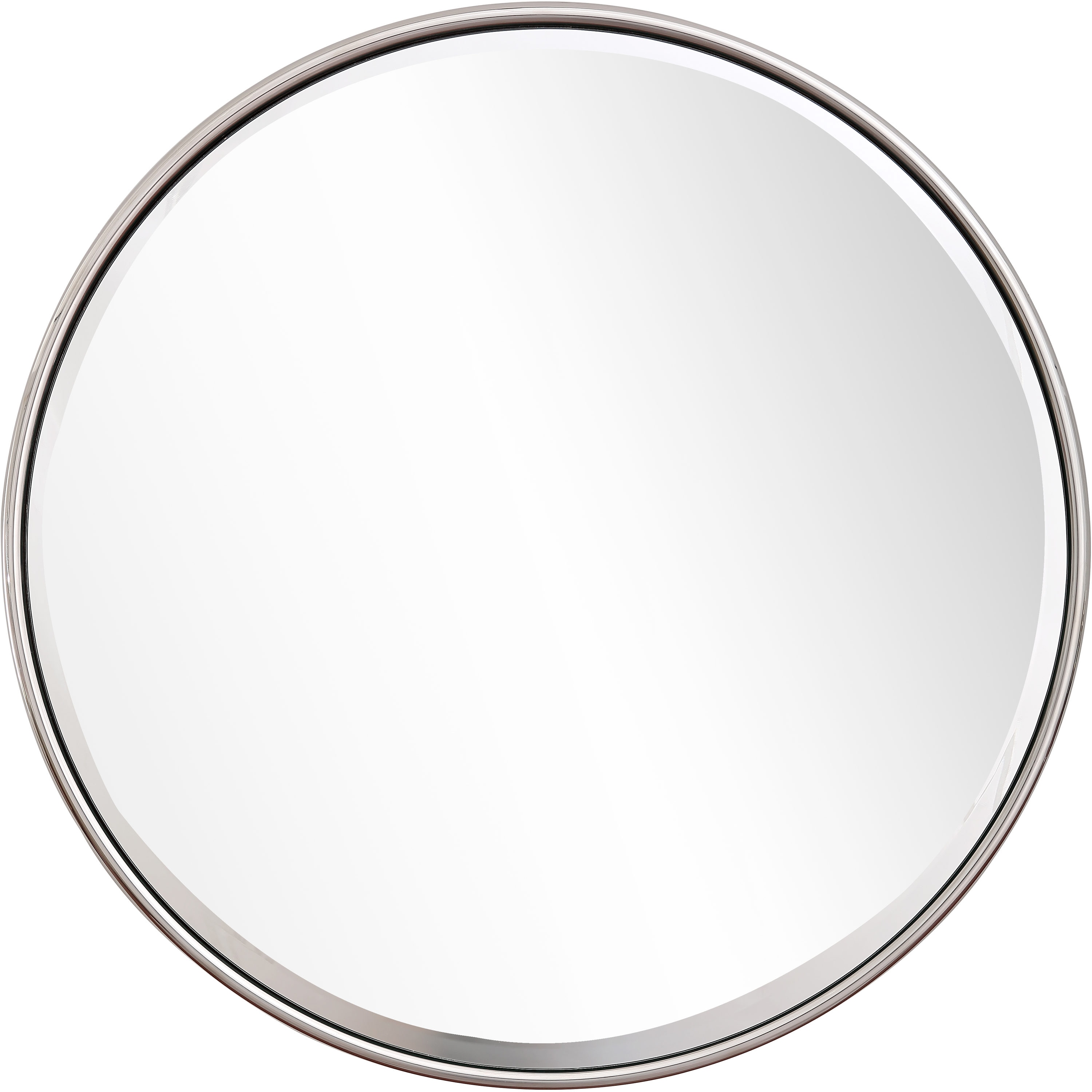 Camden Isle 86403 Luna 33-Inches W x 33.0-Inches H Round Mirror Beveled Wall Mirror