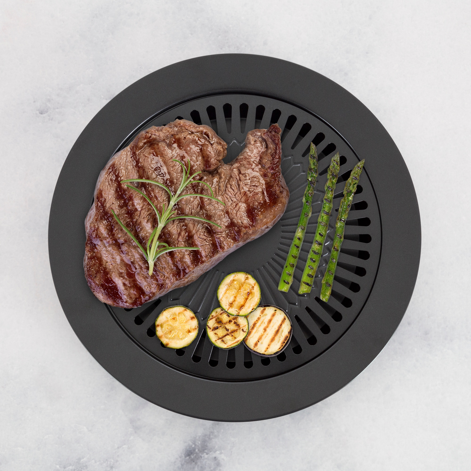 12 Electric Stainless Steel Indoor Grill