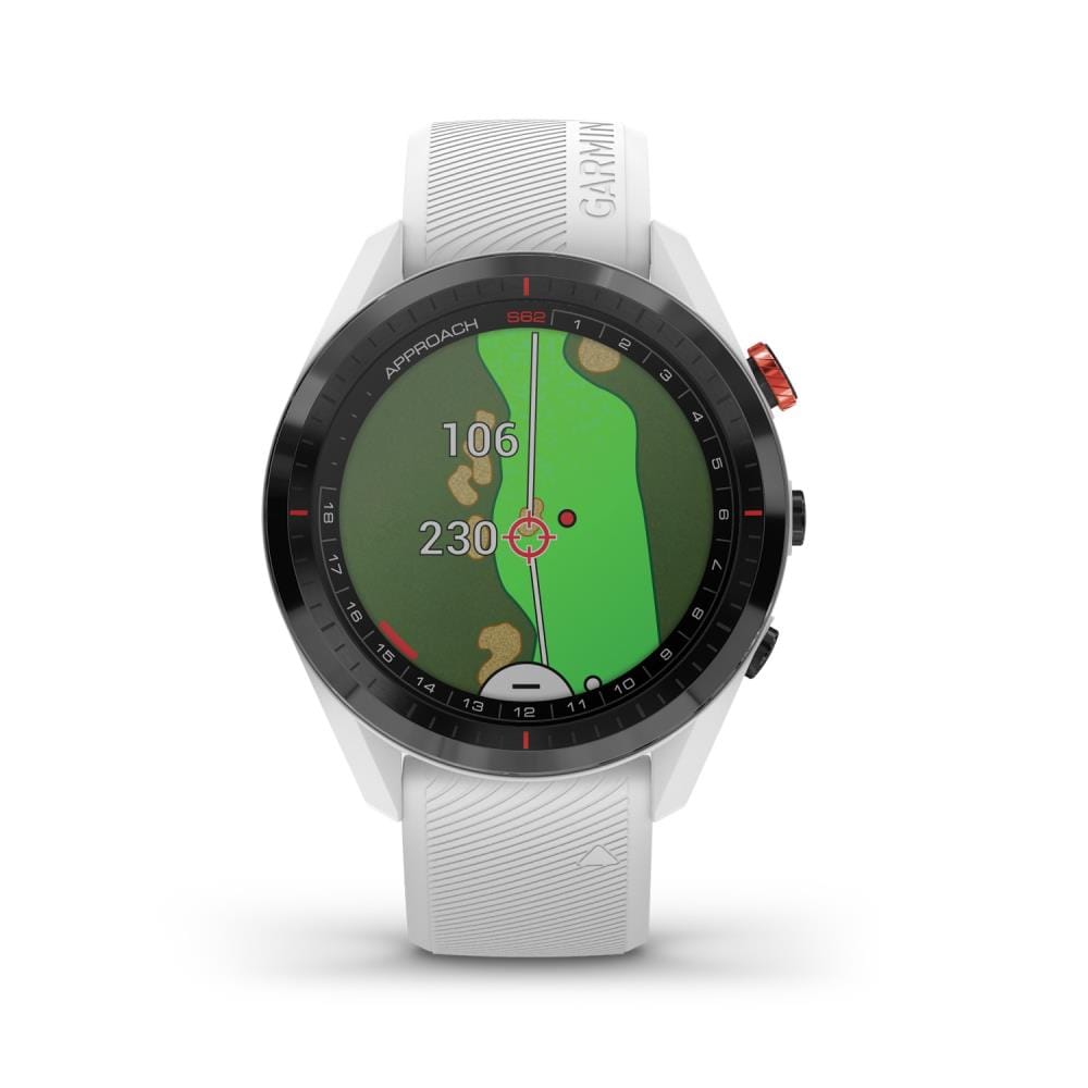 Garmin Approach S62 GPS Golf Watch (Black Ceramic Bezel with White