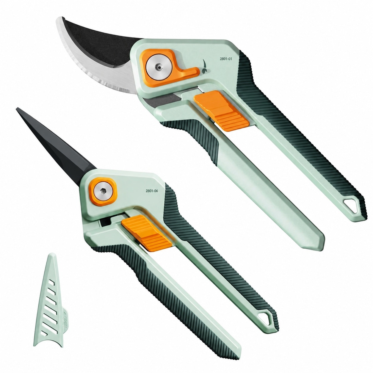 KHKFY Garden Scissors Pruning Shears Sharp Stainless Steel Teflon ...