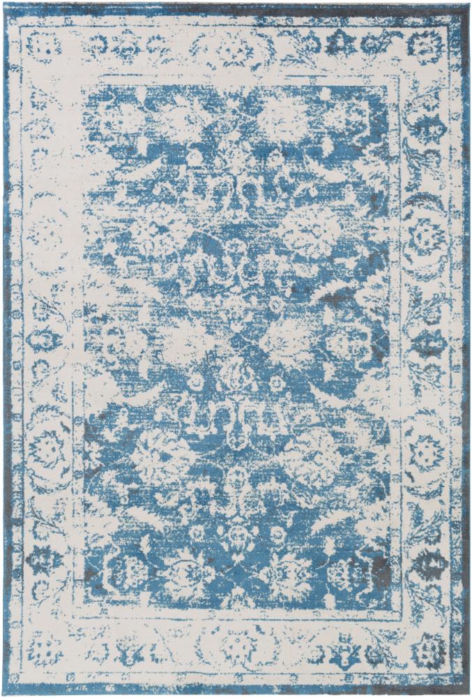 Surya APY1006-7696 Apricity 8 X 10 (ft) Sky Blue Medallion Oriental Area Rug