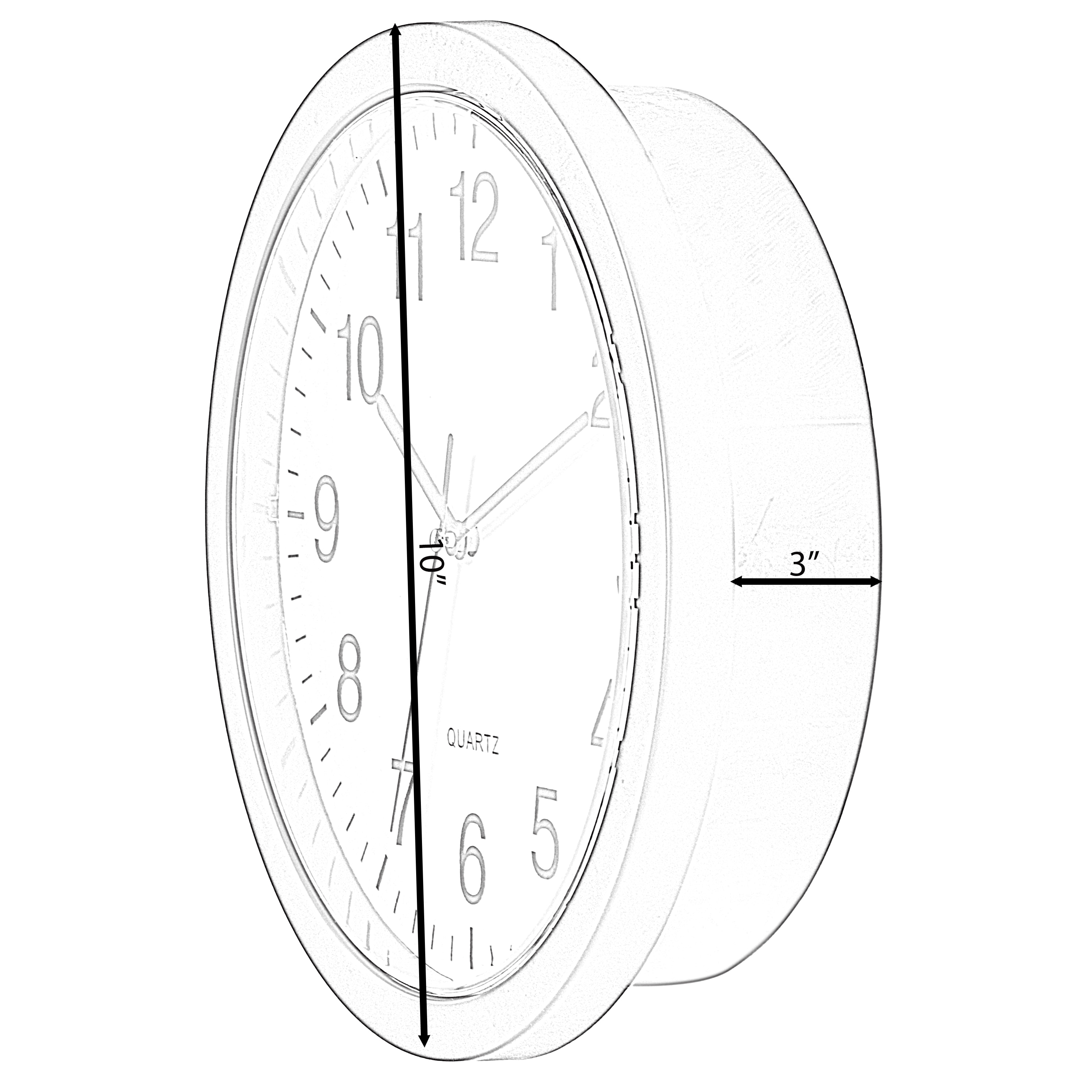 Clockswise QI004150 Indoor-Outdoor-Clocks - View #4