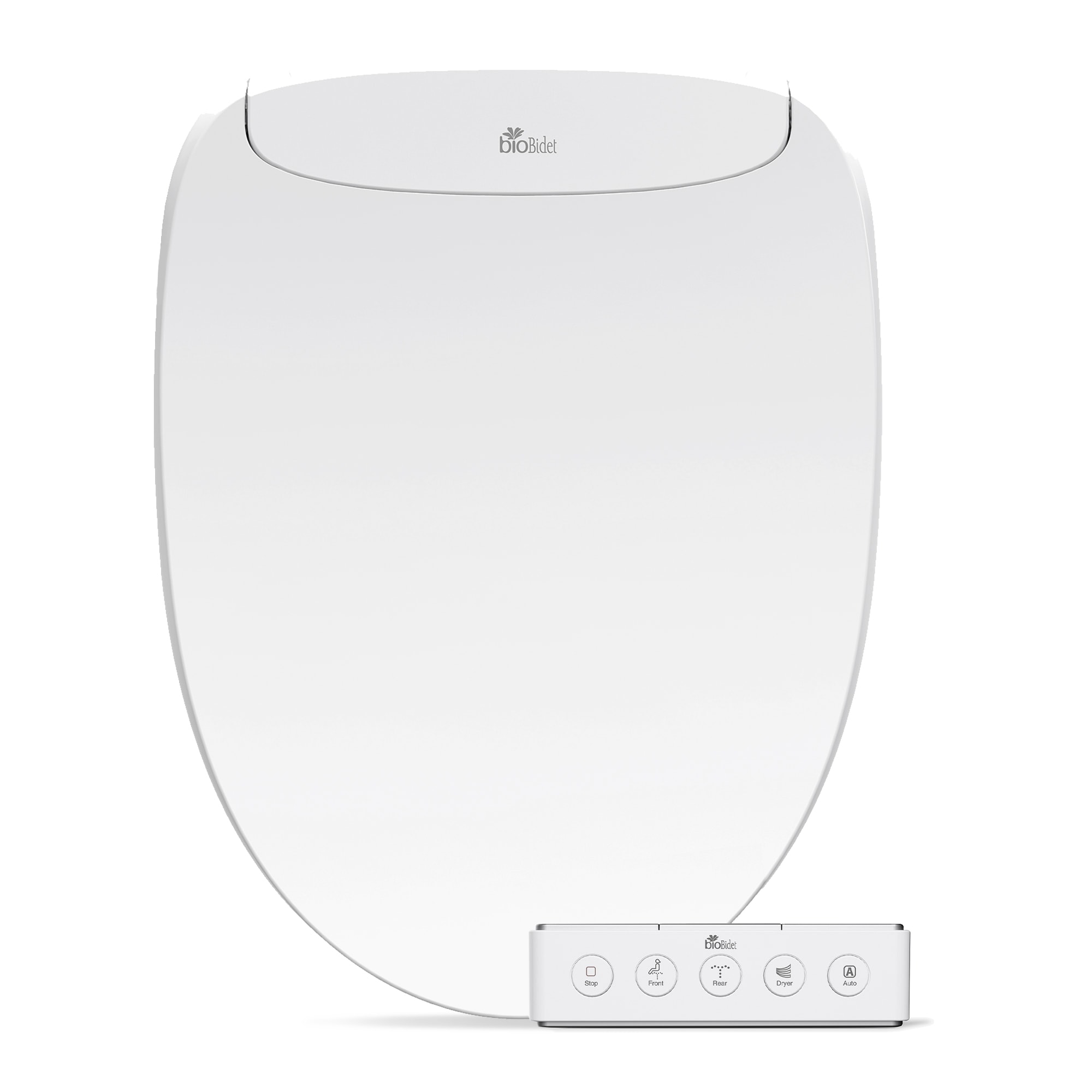 Bio Bidet DISCDLSE 000 Discovery DLS Plastic White Elongated Soft Close Heated Bidet Toilet Seat