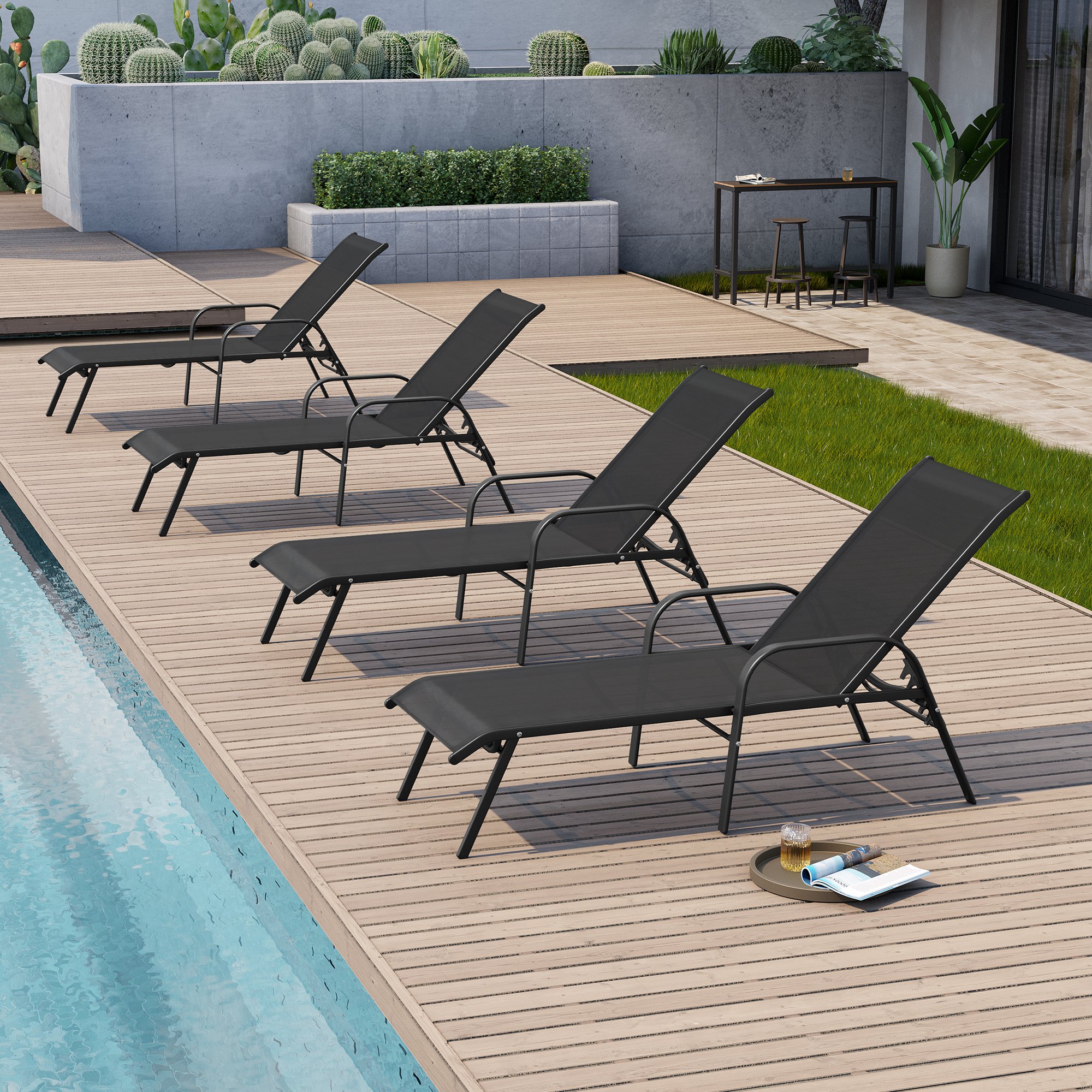Crestlive Products CL-LG012BLK Patio-Chairs - View #2