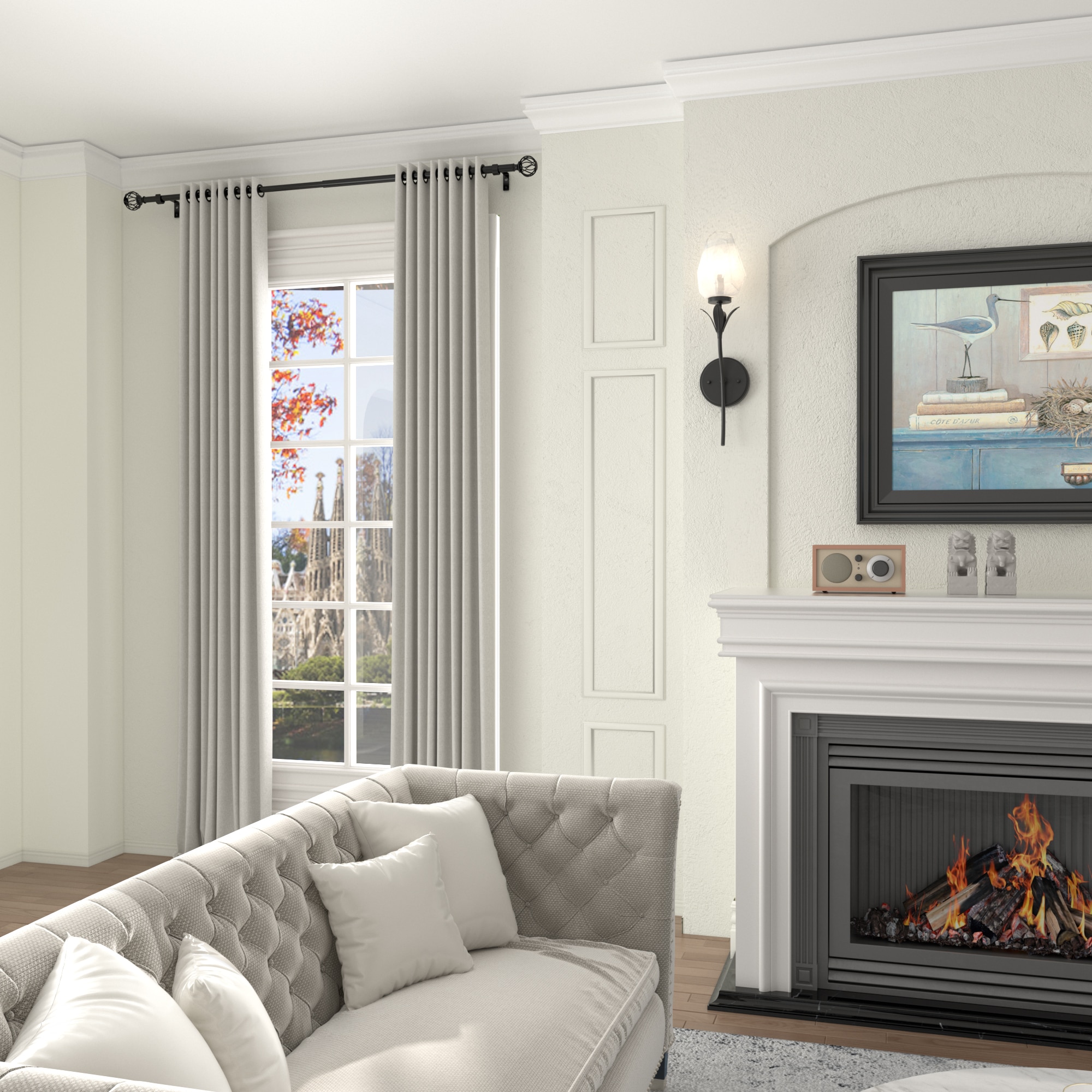 ACROMA 80528BK Curtain-Rods - View #4