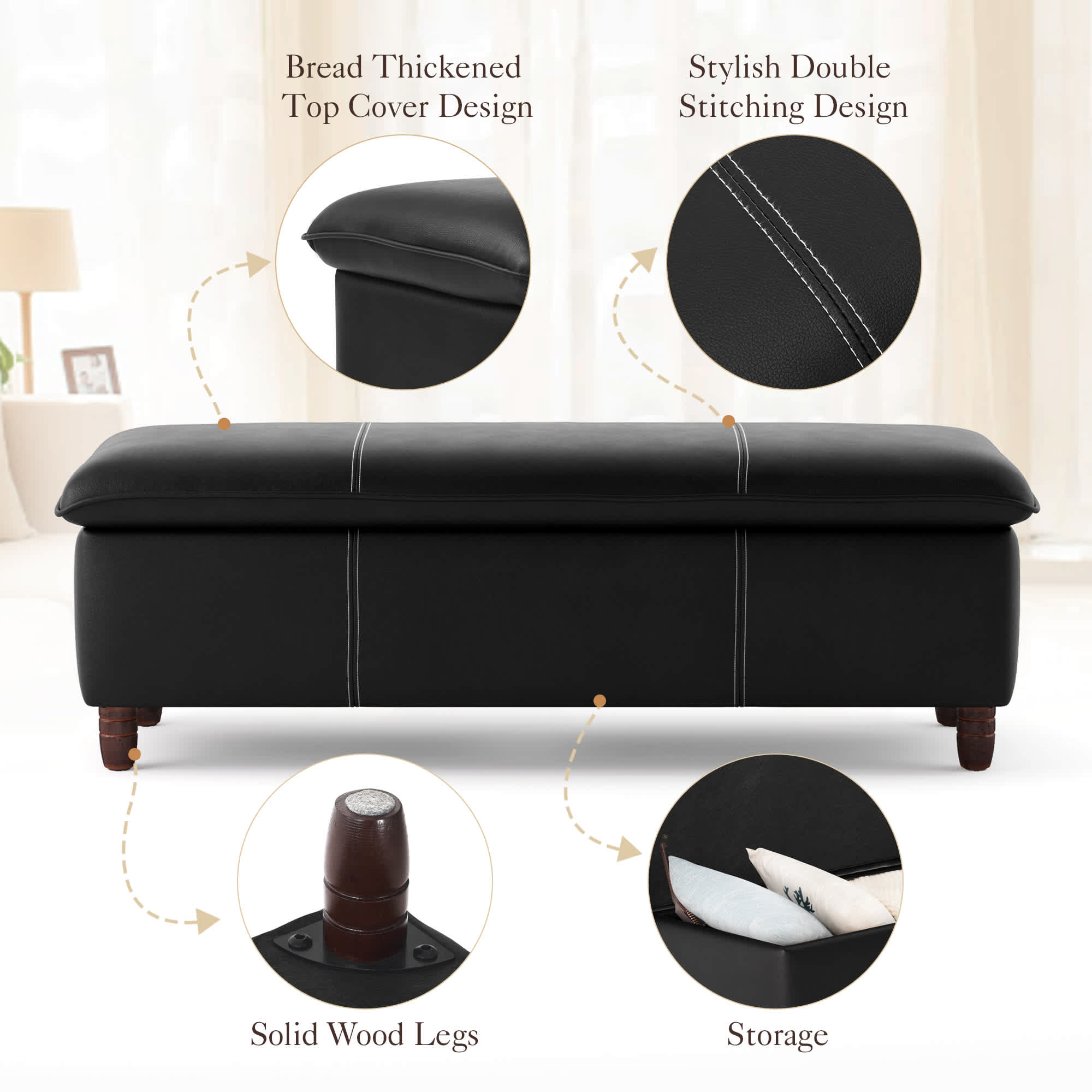 Hosworth DJ-008-01LS-ST2 bench - View #3