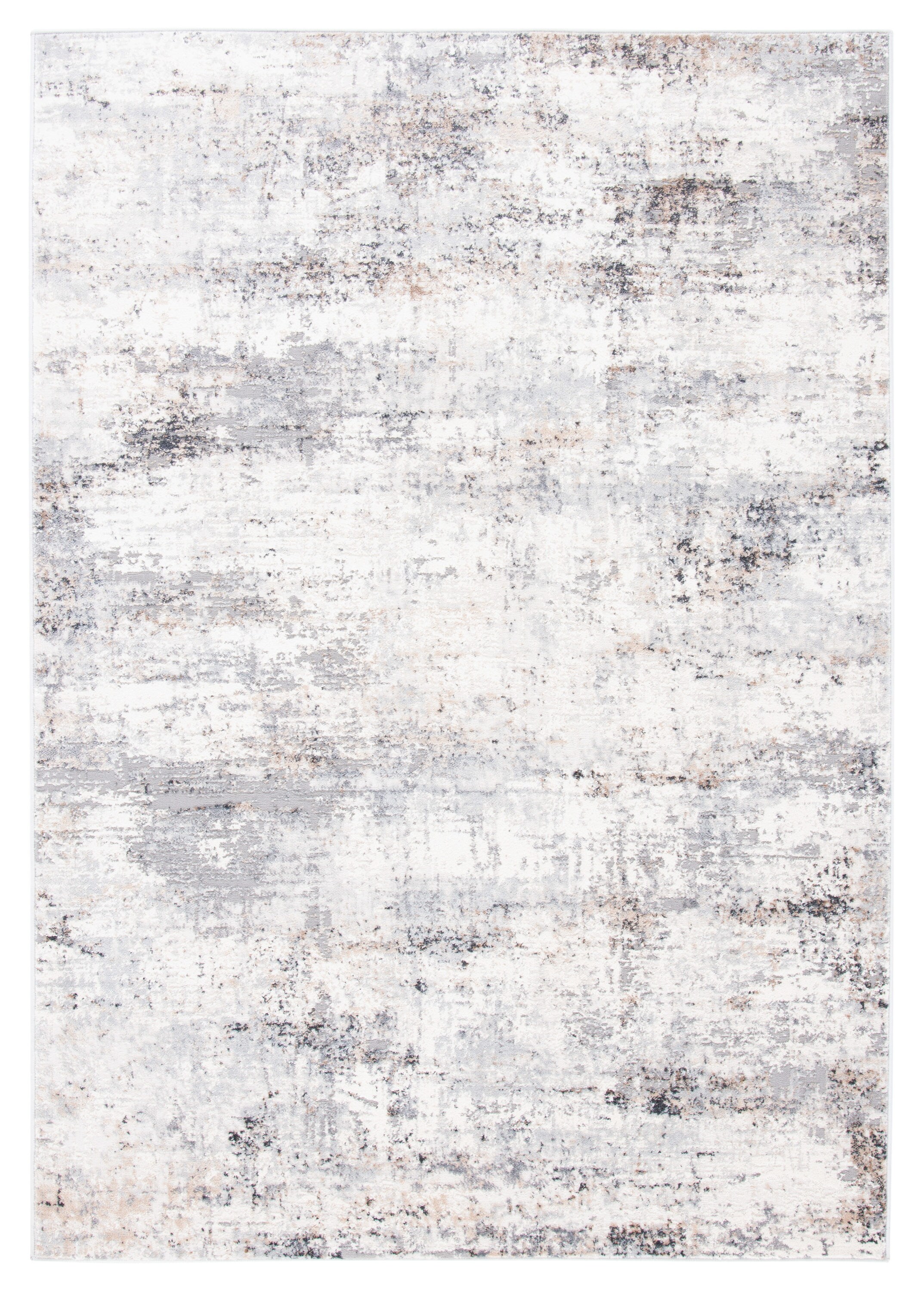 Safavieh ALA463F-8 Amelia Suate 8 x 10 (ft) Loomed Synthetic Gray/Gold Rectangular Indoor Distressed/Overdyed Industrial Area rug