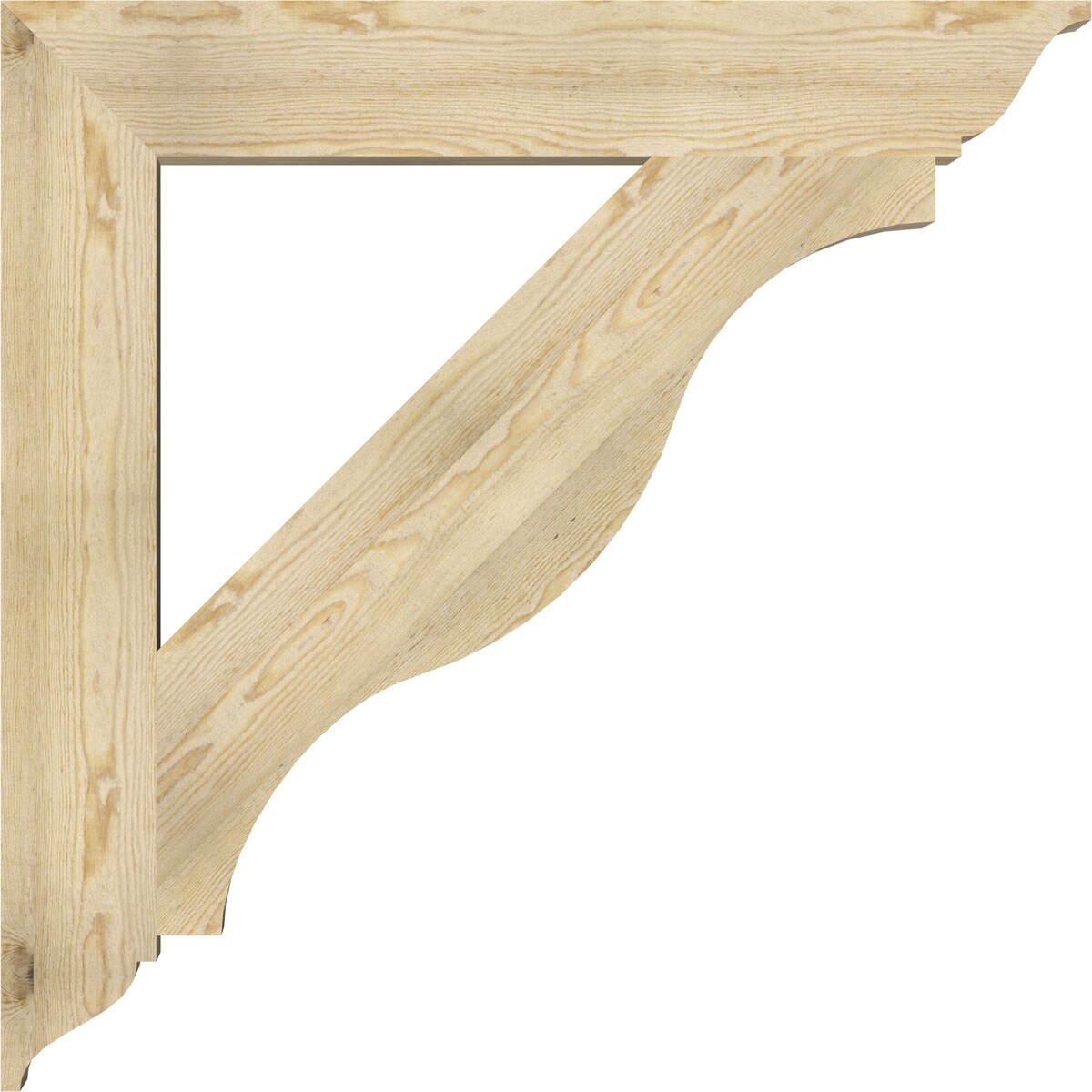 Ekena Millwork BKT06X42X42FST01RDF Exterior-Brackets-Braces - View #3