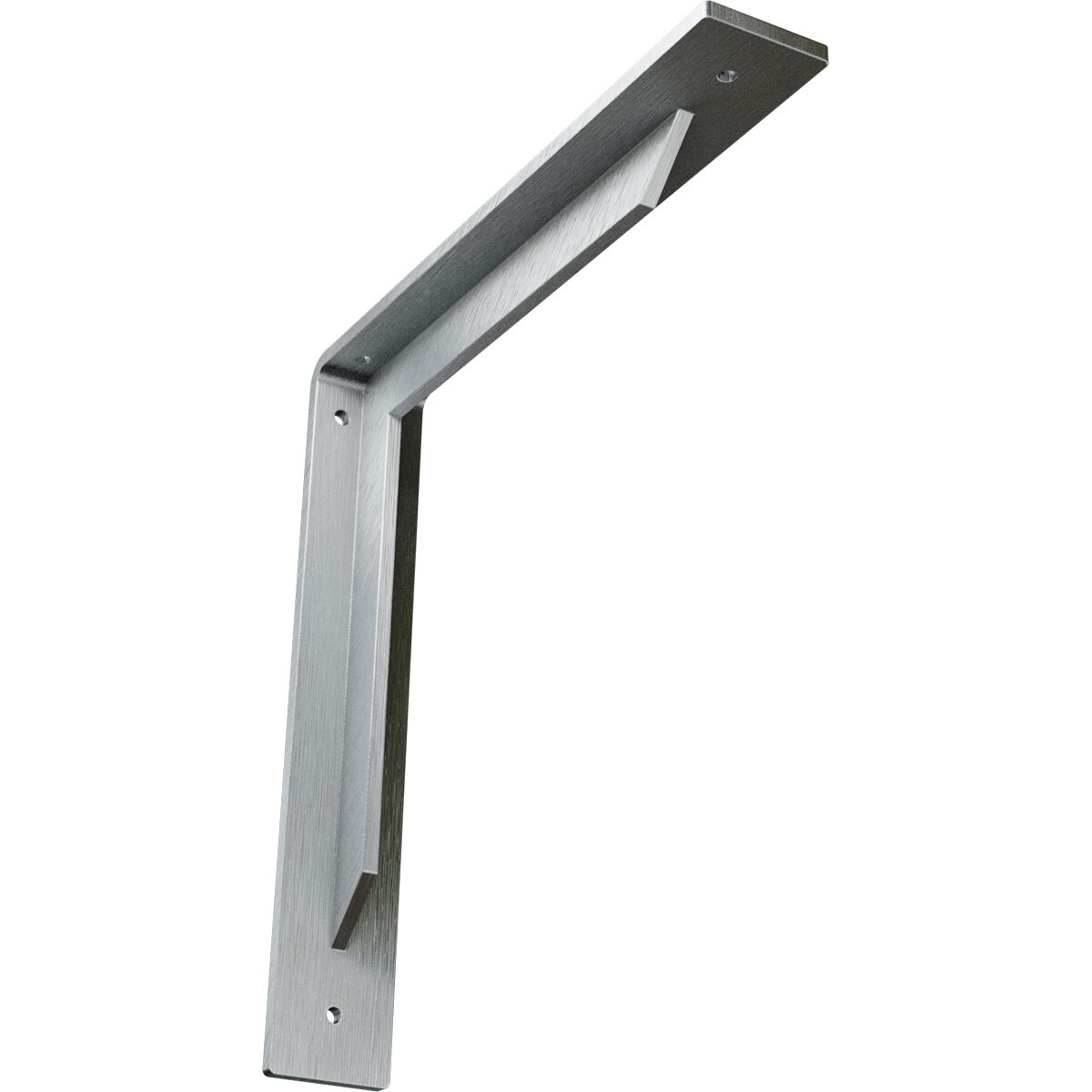 Ekena Millwork BKTM02X12X12STCRS Stockport 12.0-in x 2-in x 12-in Plain steel Steel Countertop support bracket