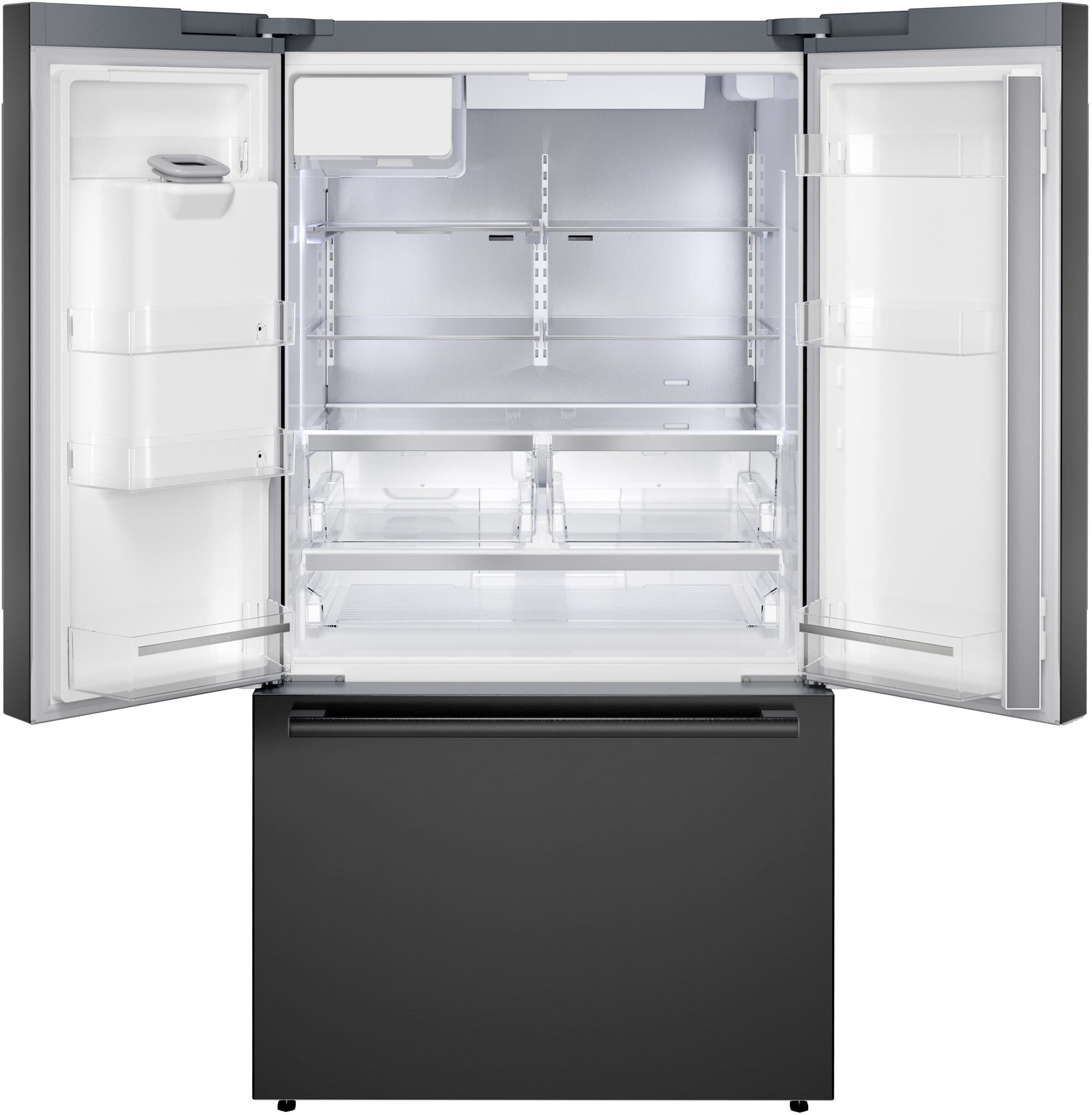 Bosch Standard-Depth 500 Series 26-cu ft 3 -Door 36-in Wide Smart ...