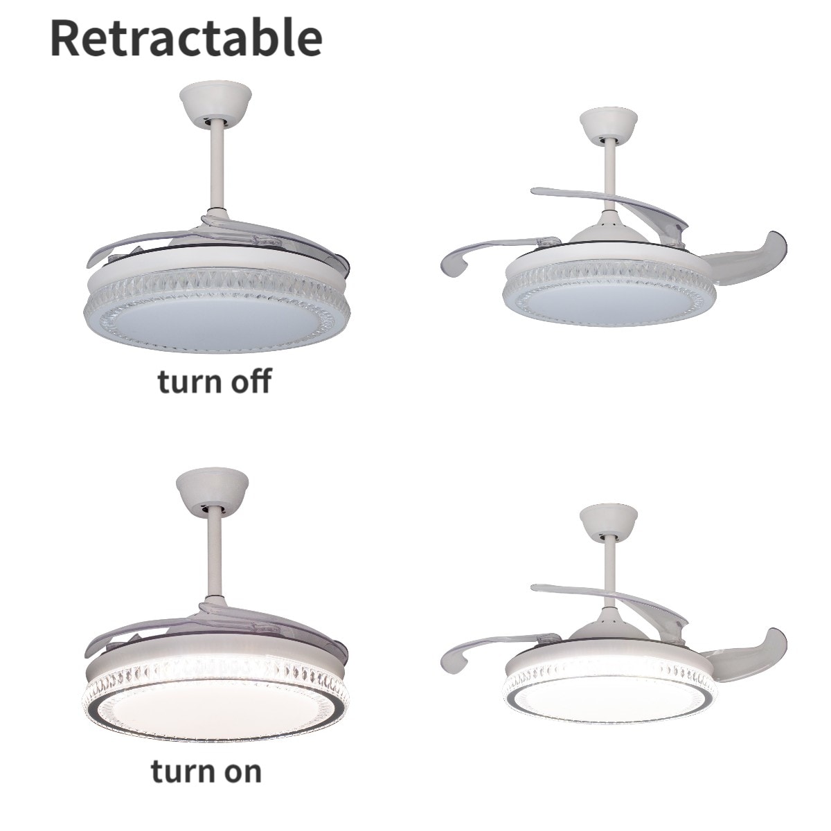 Oukaning JZUCODN599HCX Ceiling-Fans - View #6