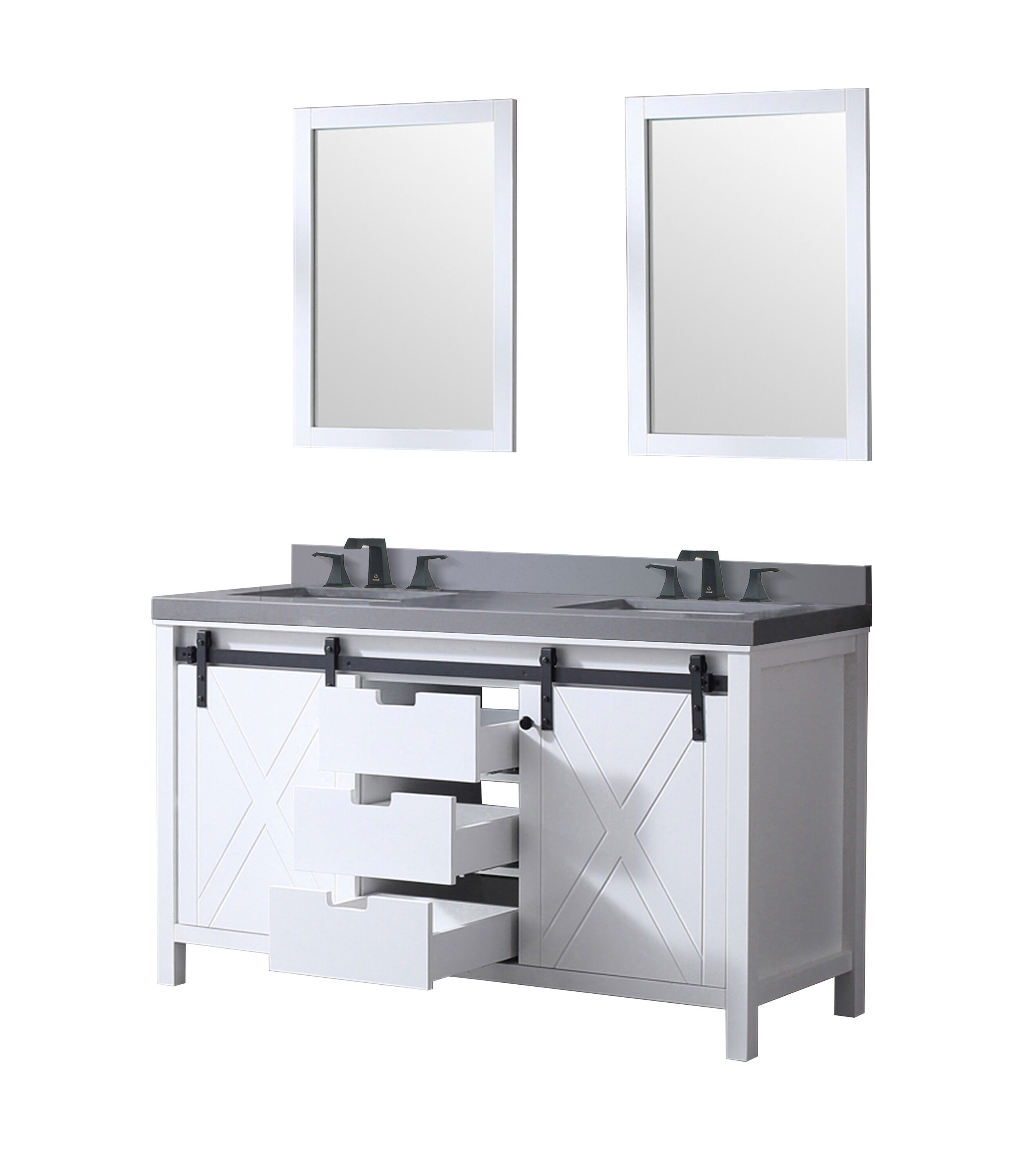 Lexora LM342260DAASM24F Bath-Vanity-Combo - View #5