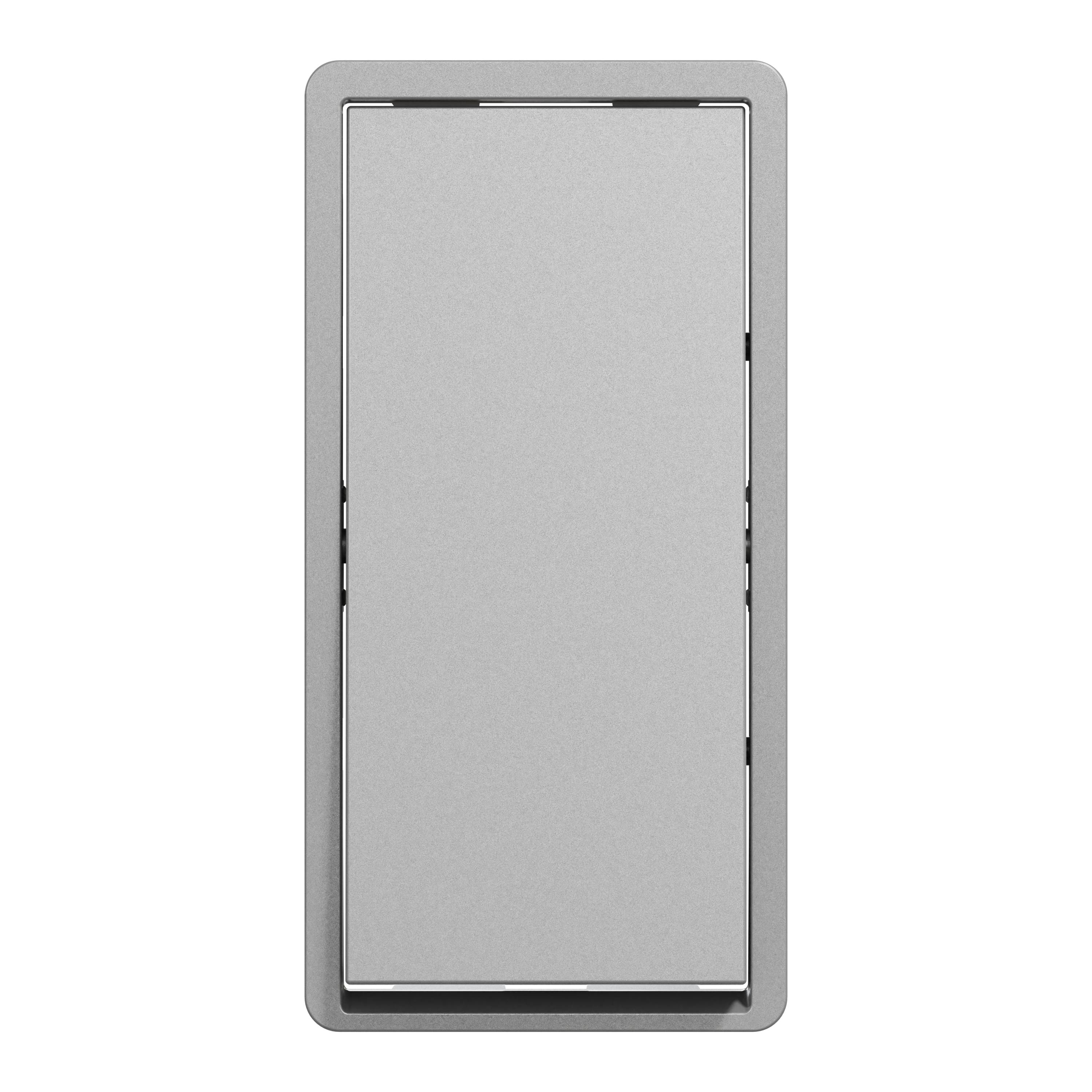 Square D SQR16101GY X Series Matte Gray Rocker plate