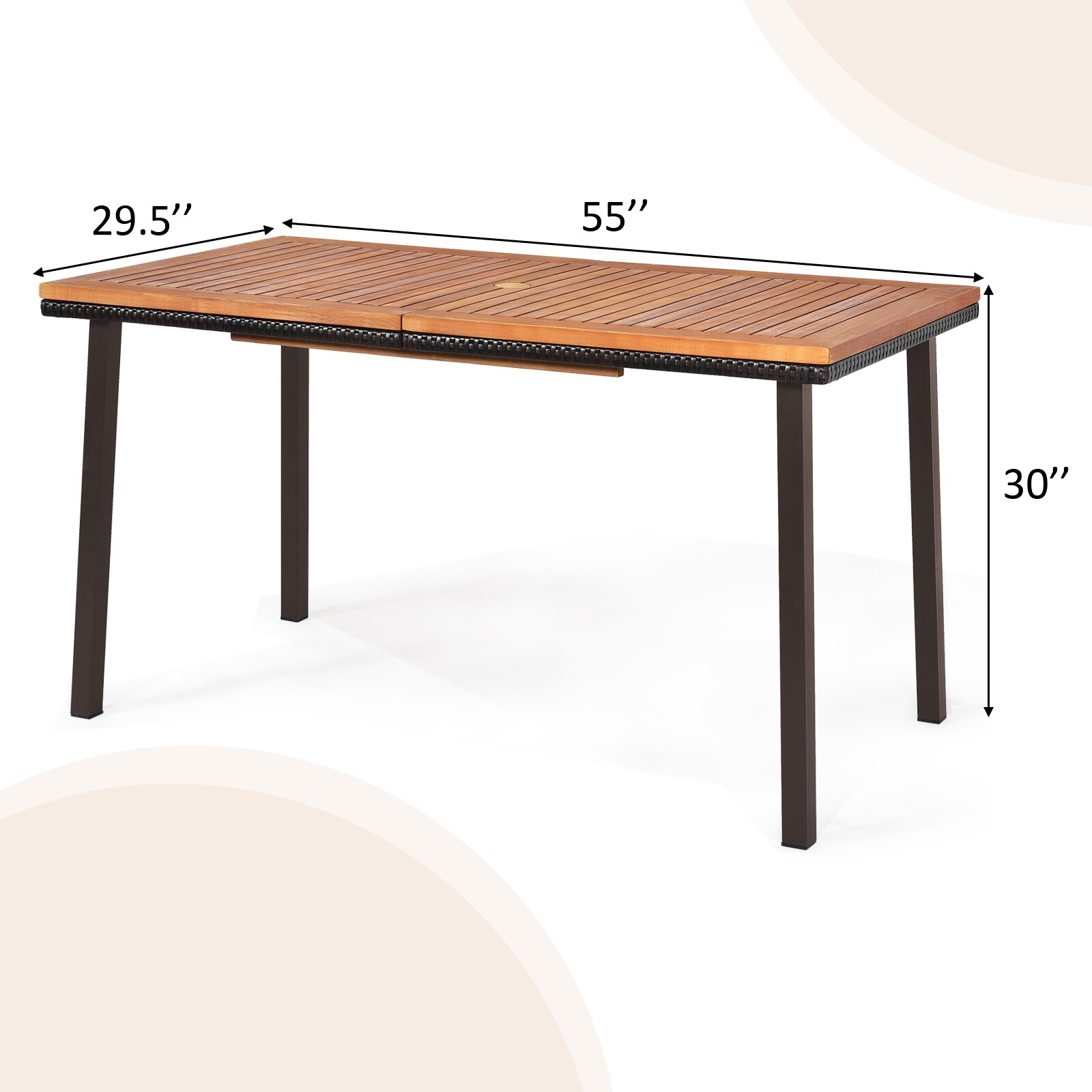Slickblue D-CO-19607PO Patio-Tables - View #3