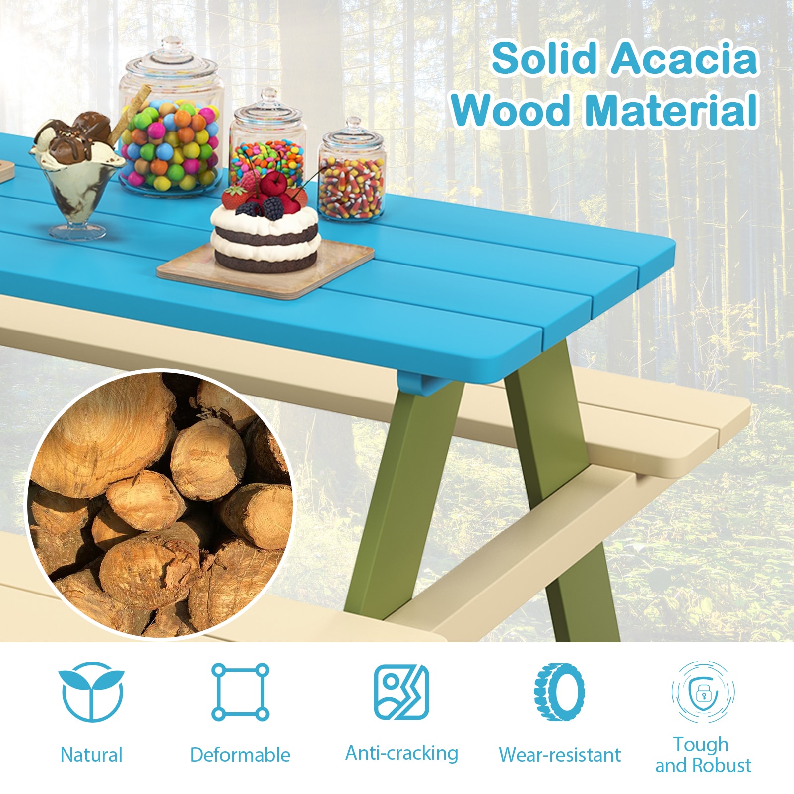 SUGIFT LW018SUGHY1770 Picnic-Tables - View #6