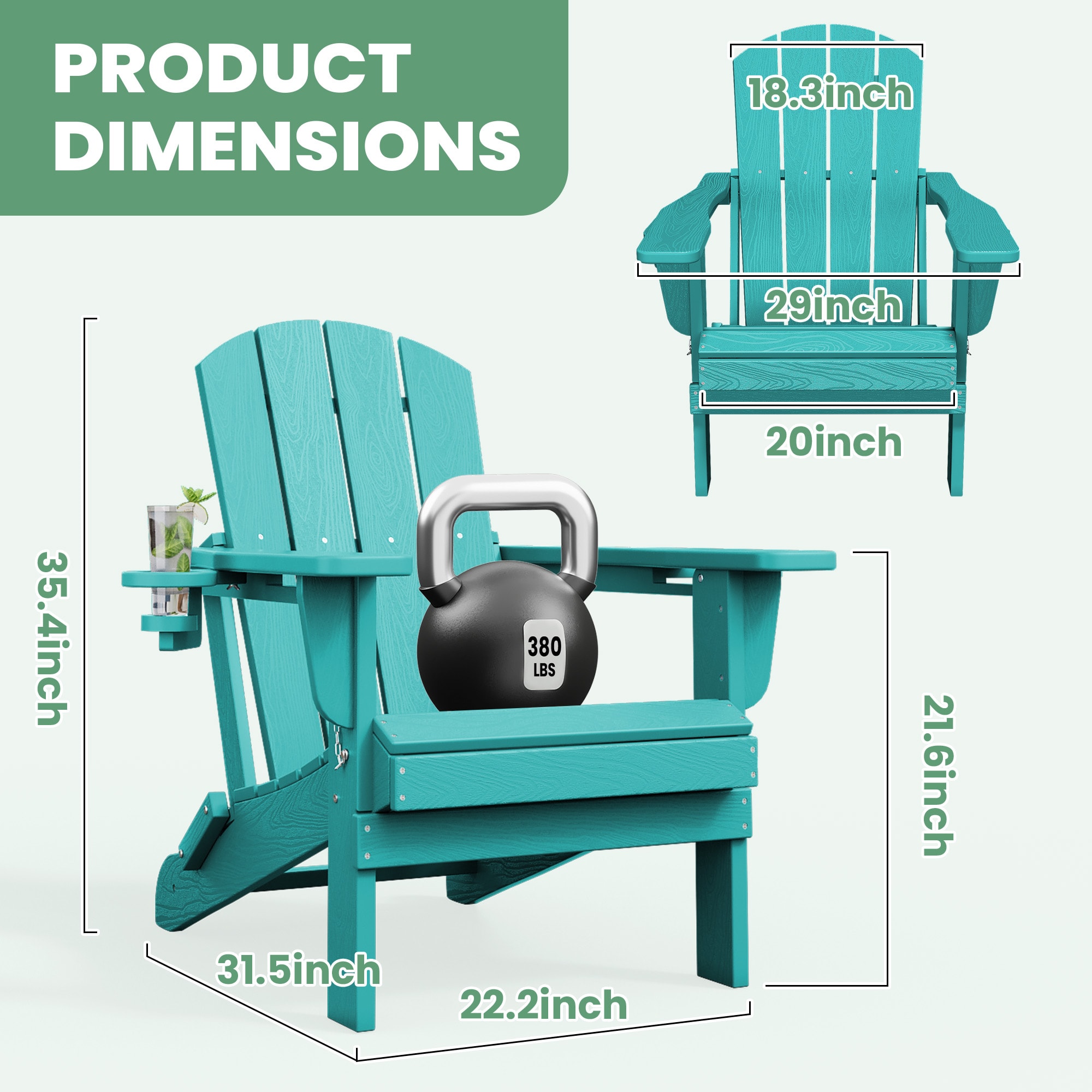 JEAREY ZDY-PE-TB Patio-Chairs - View #3
