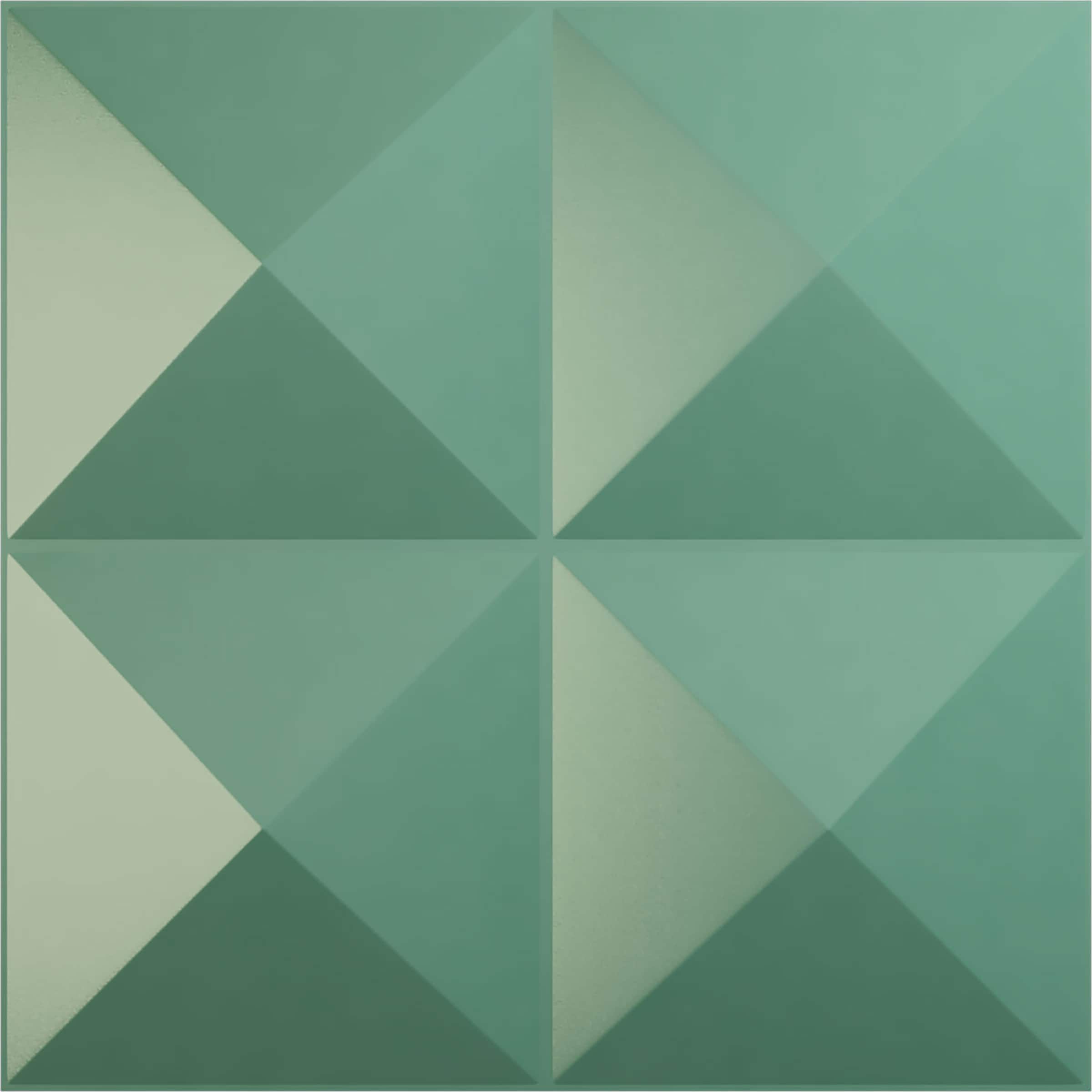 Ekena Millwork WP12X12TIFSM-CASE-12 11-7/8-in x 11-7/8-in Embossed Paintable/Stainable Green PVC Wall Panel ( 12 -Pack, Covers 11.76-sq ft )