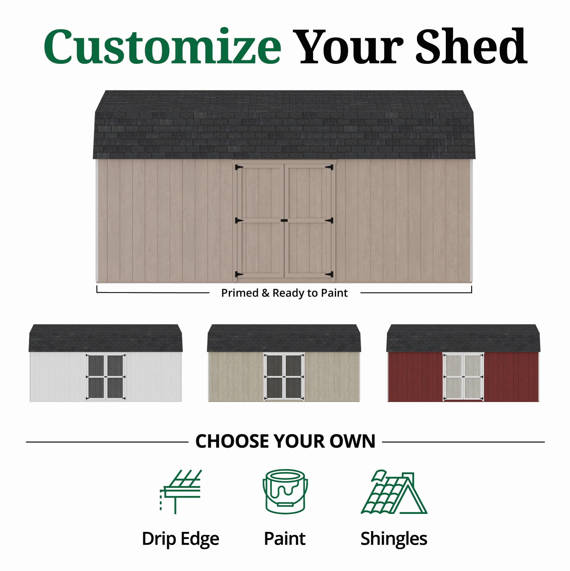 Little Cottage Co 12X20 VGB-6-SE-PC-FK Wood-Storage-Buildings - View #10