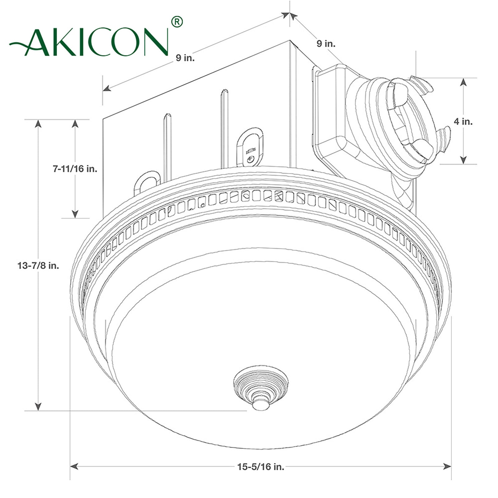 akicon-1-5-sone-110-cfm-brushed-nickel-decorative-lighted-bathroom-fan