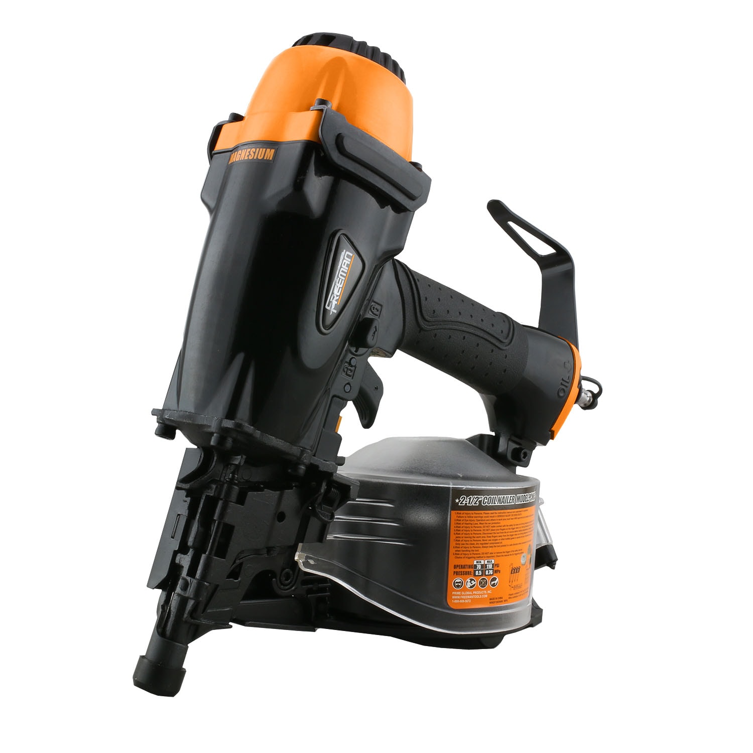FREEMAN PCN65 2-1/2-in 15 -Degree Pneumatic Siding Nailer