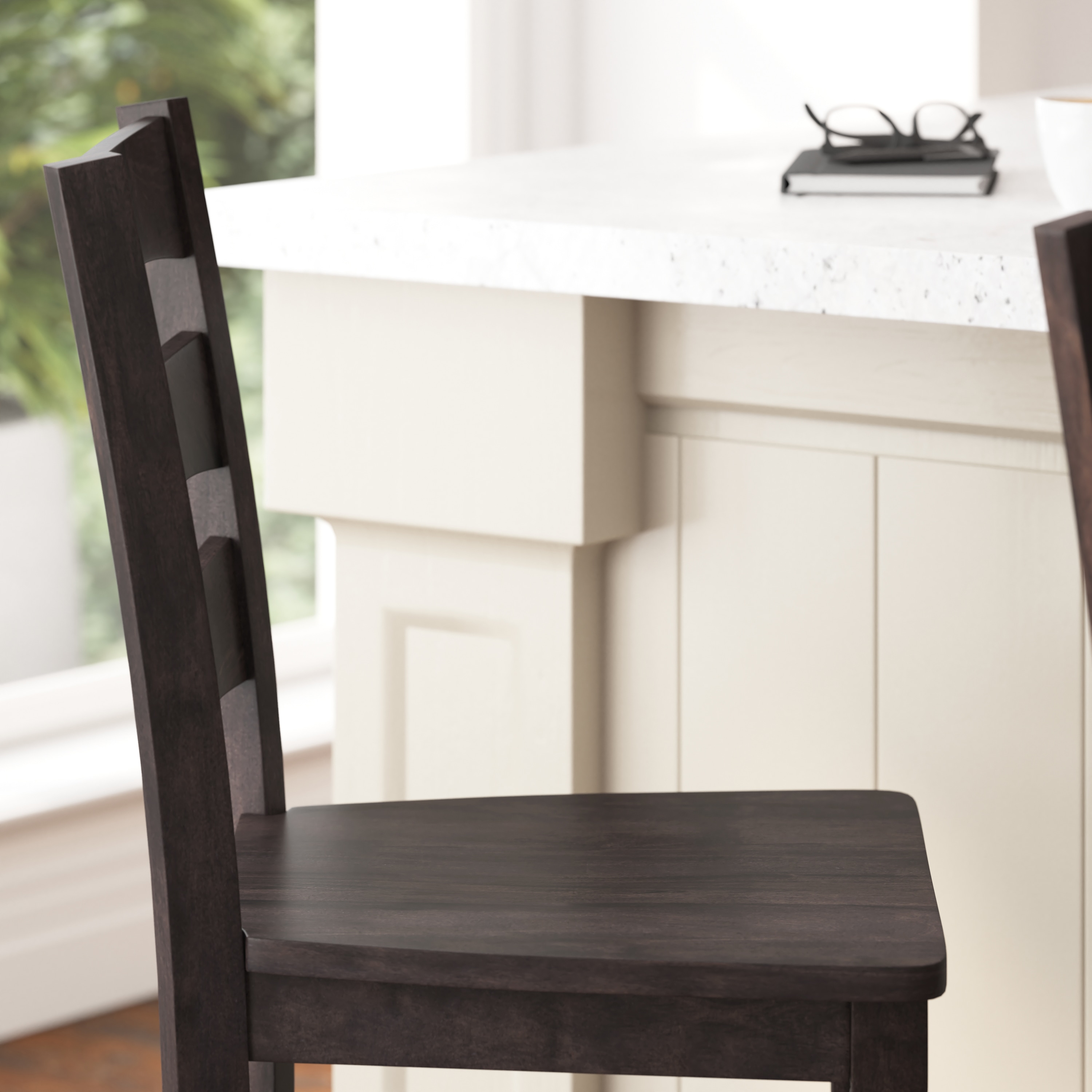 Taylor & Logan Laurel Solid Wood Counter Stool (Set of 2)