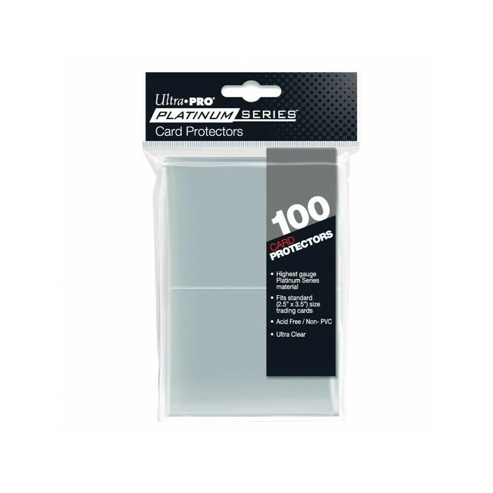 100 Clear Ultra Pro Standard Pro-Fit Protector Card Sleeves Deck Box 