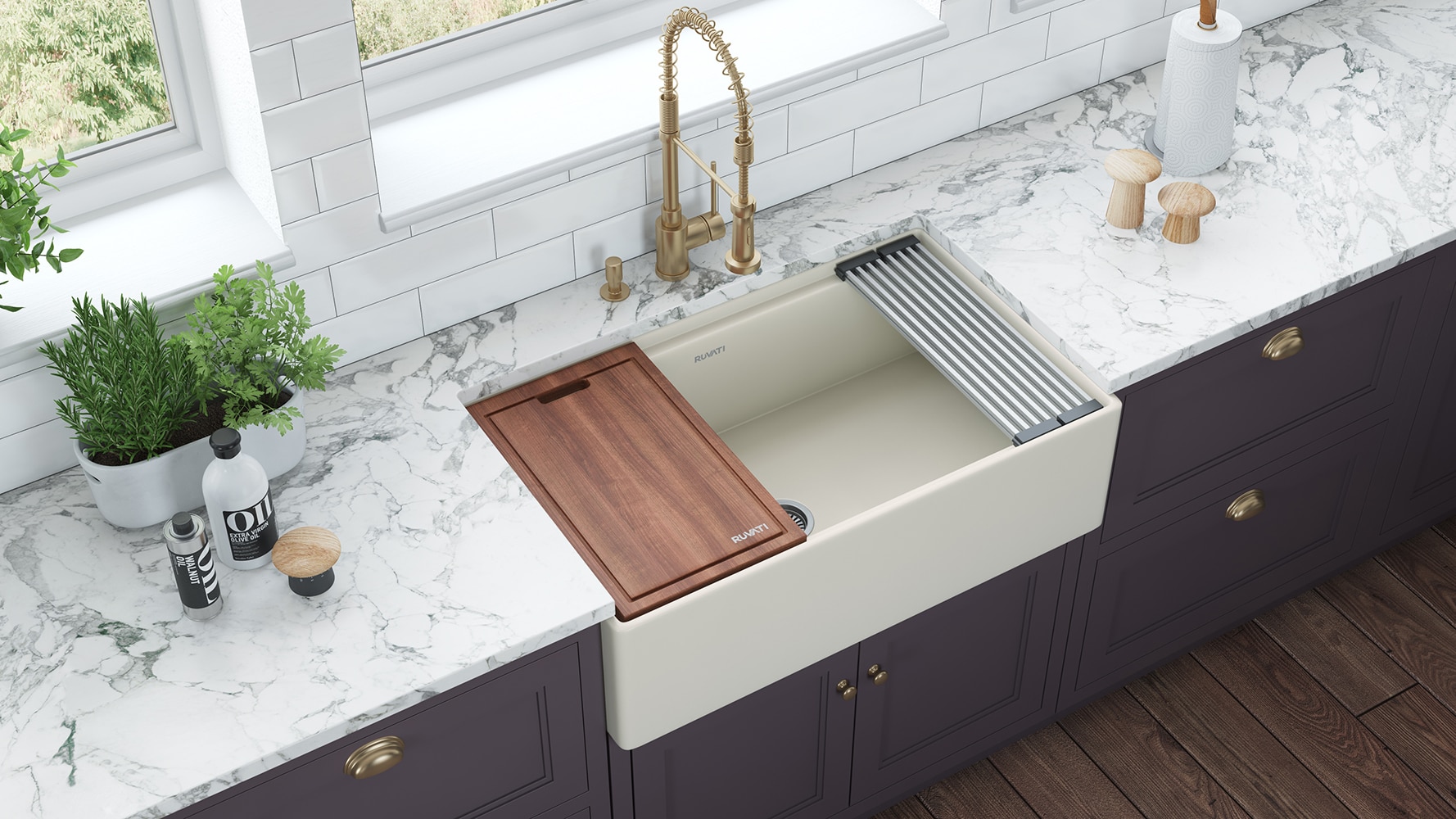 Ruvati RVL2387BS Kitchen-Sinks - View #8