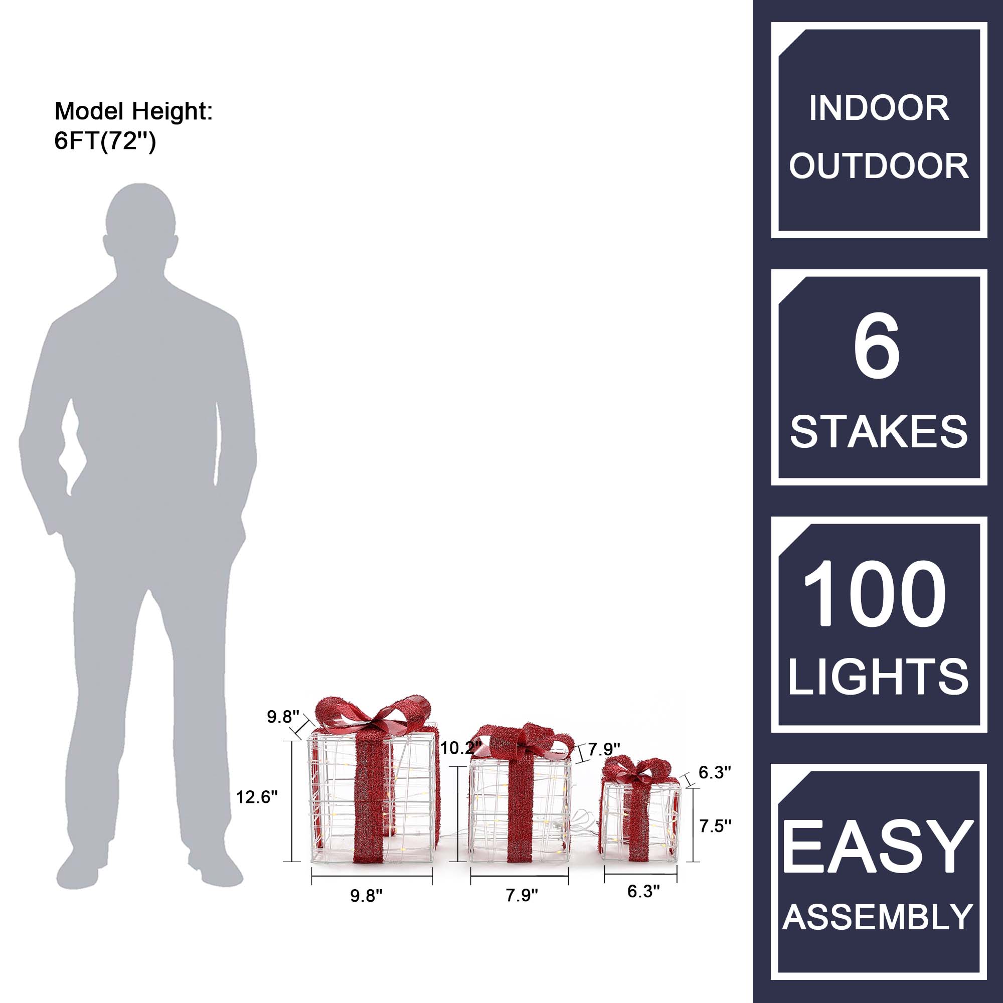LuxenHome WHHD1795 Outdoor-Christmas-Decor - View #13