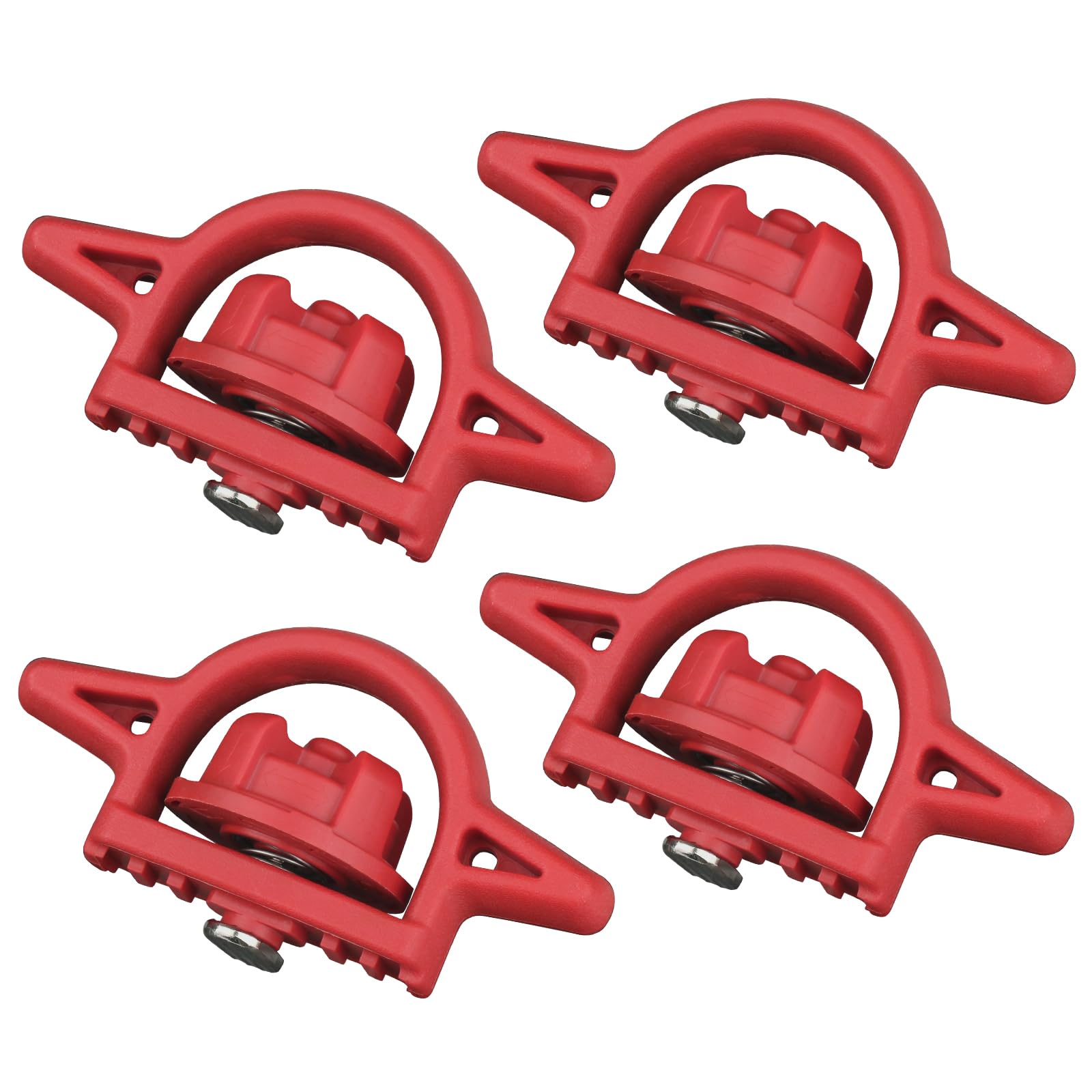 JVFCXXV  Bed Cleat Tie Down Anchor for Truck Bed Rail System 4pcs Compatible with 2005-2024 Toyota Tacoma Tundra Cargo Bed Accessories Parts PT278-35160 Striker