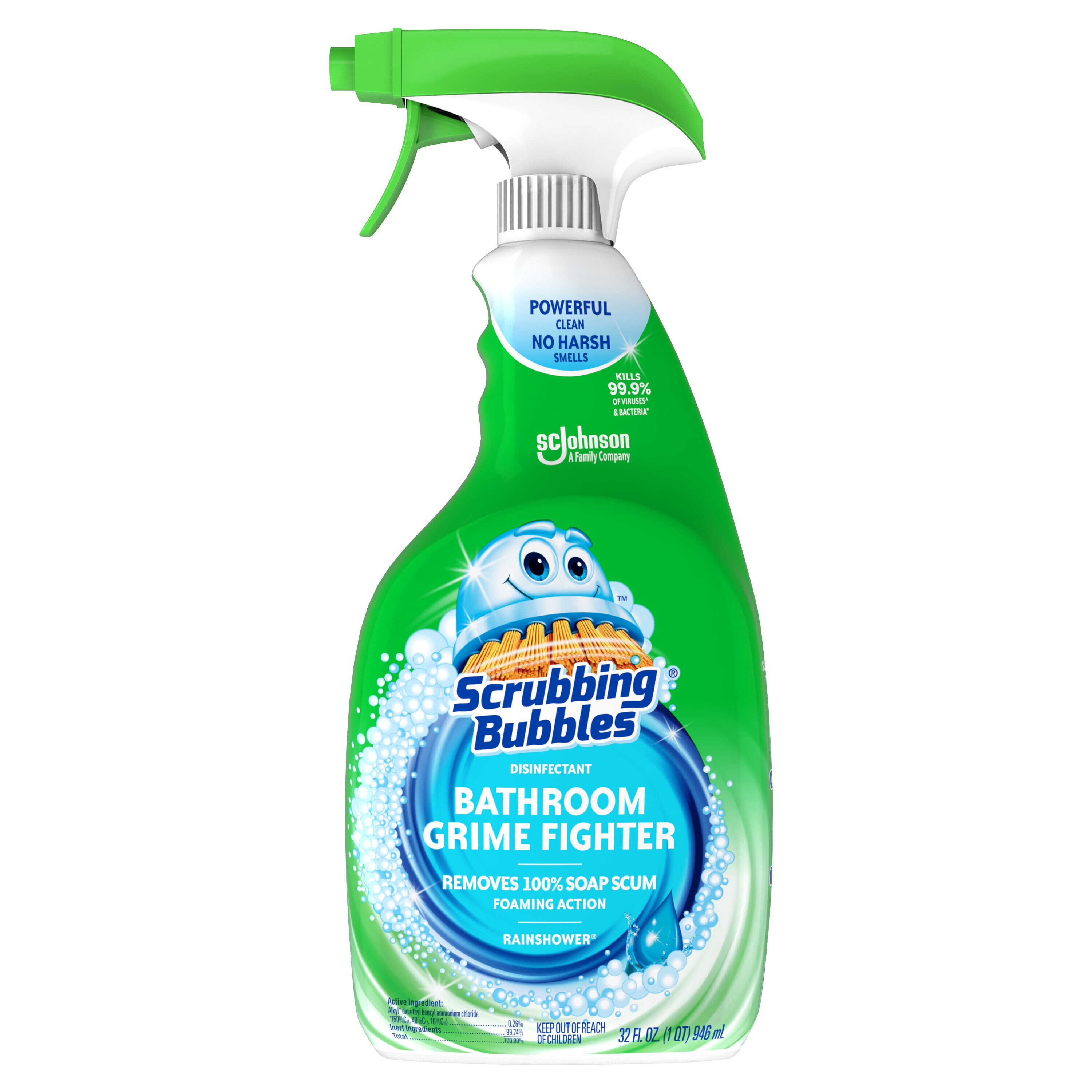 Scrubbing Bubbles® Rainshower Scent Mega Shower Foamer Bathroom Cleaner, 32  fl oz - King Soopers