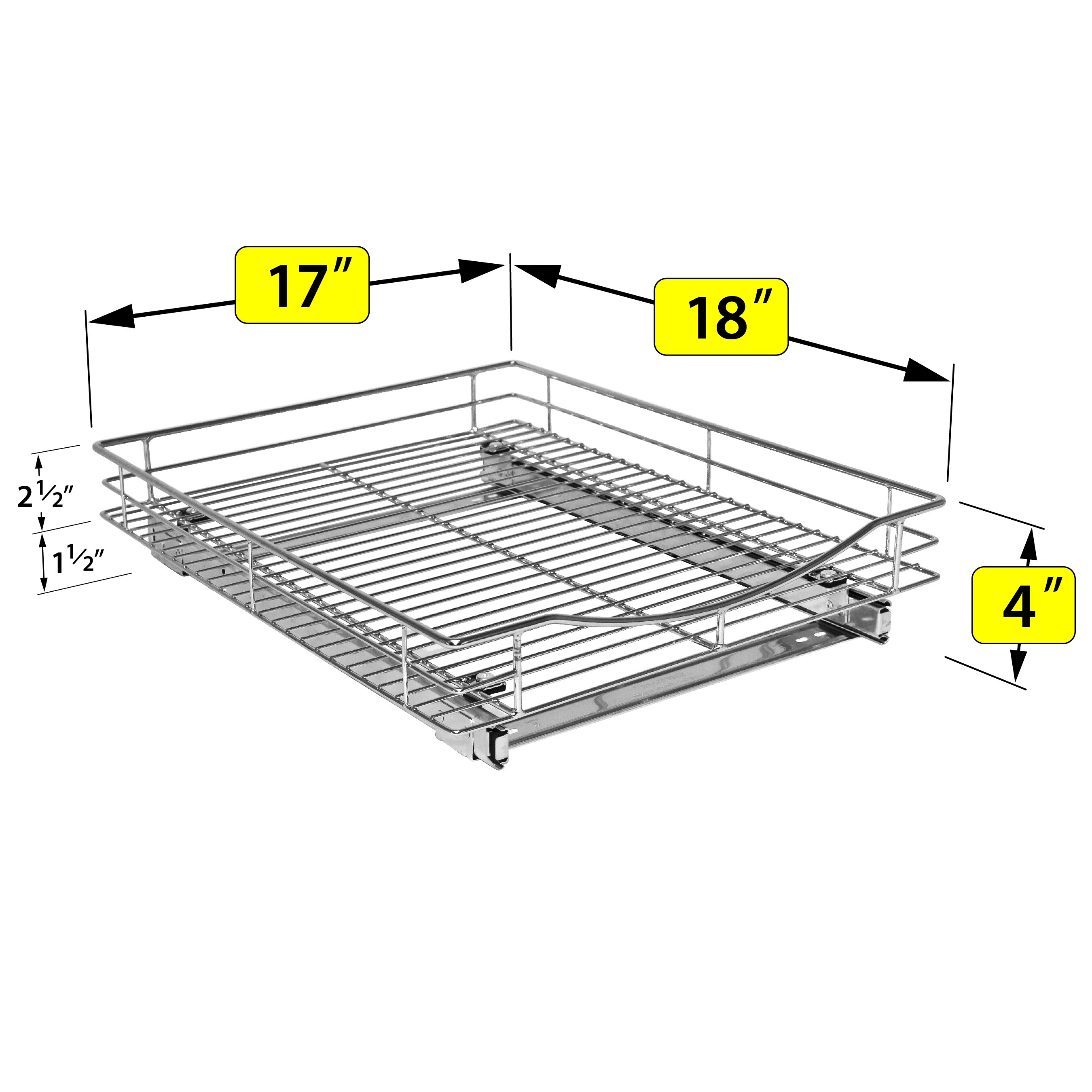 401718 Single Tier - 17”wide 18”deep 4”high - Lynk Inc