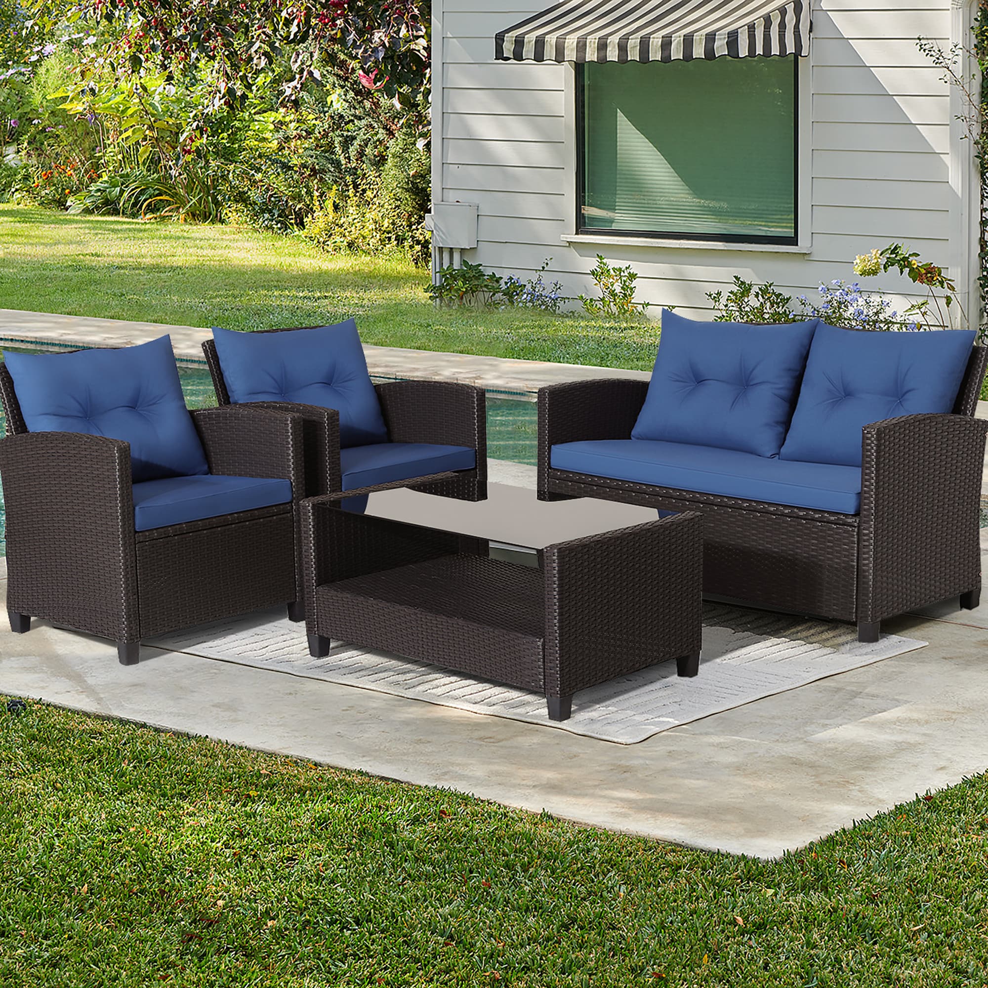 WELLFOR OUJ66742NY+ Patio-Conversation-Sets - View #9