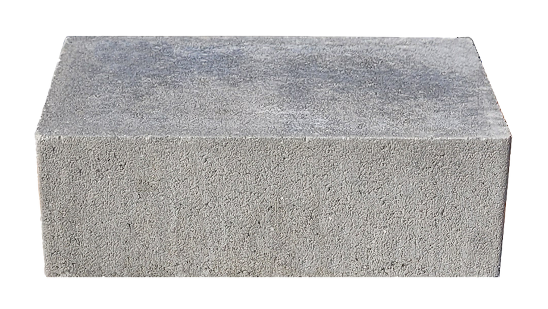 ORCO 4-Inches H x 12-Inches L x 8-Inches D GRY/CHAR Concrete Planter wall block #595977B03L