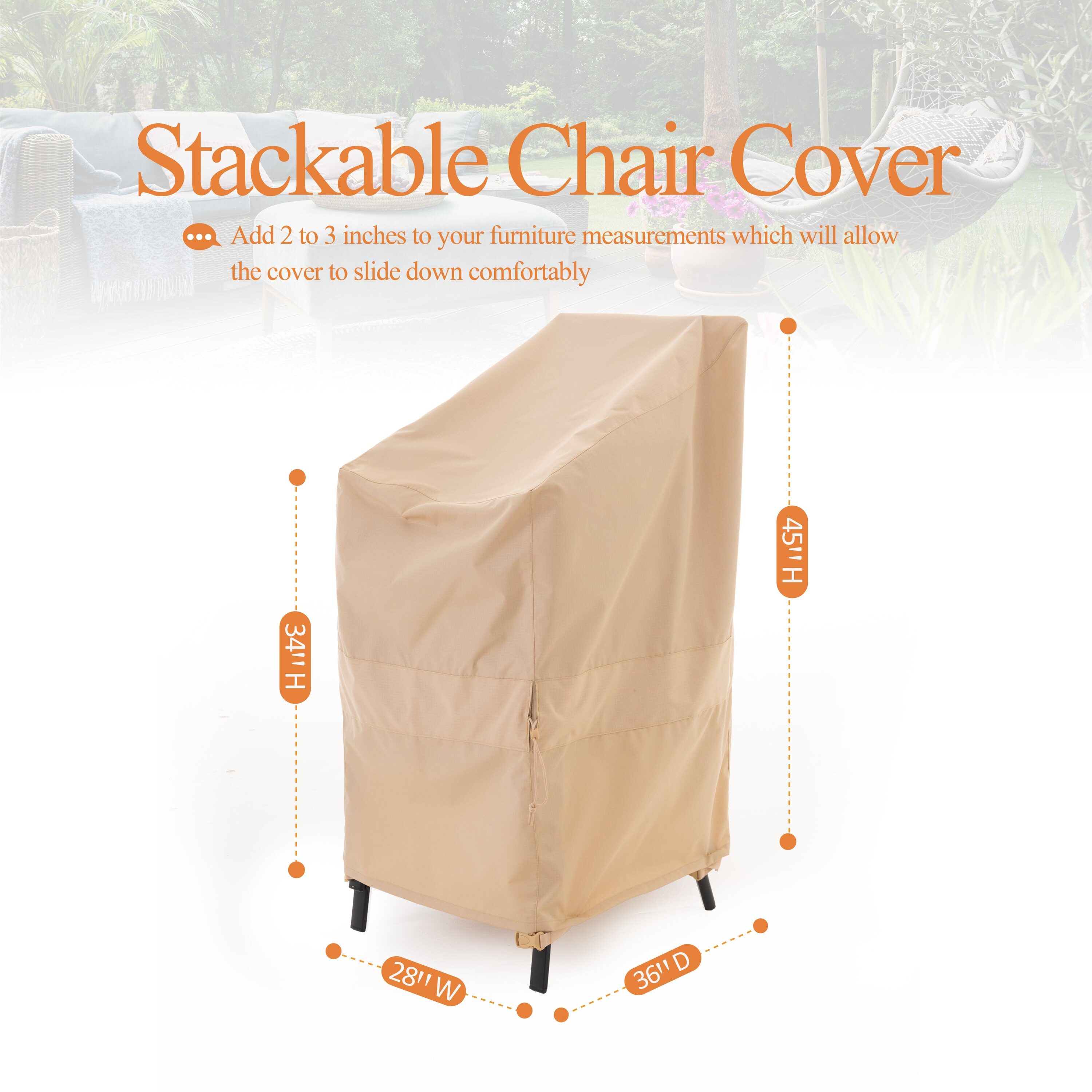 WJ-X3 WJ-X3-M48 Patio-Furniture-Covers - View #2