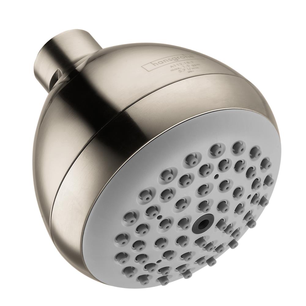 Hansgrohe Croma Brushed Nickel Round Fixed Showerhead Shower Head 1 5