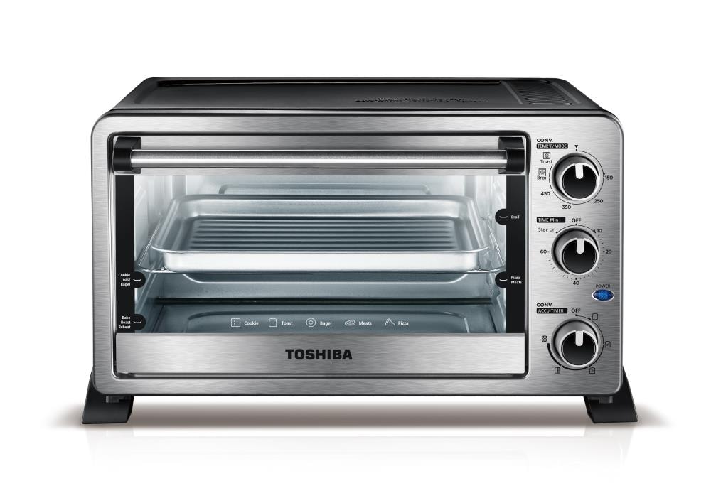 Toshiba Air Fry Toaster Oven  bread, chicken meat, cooking, food