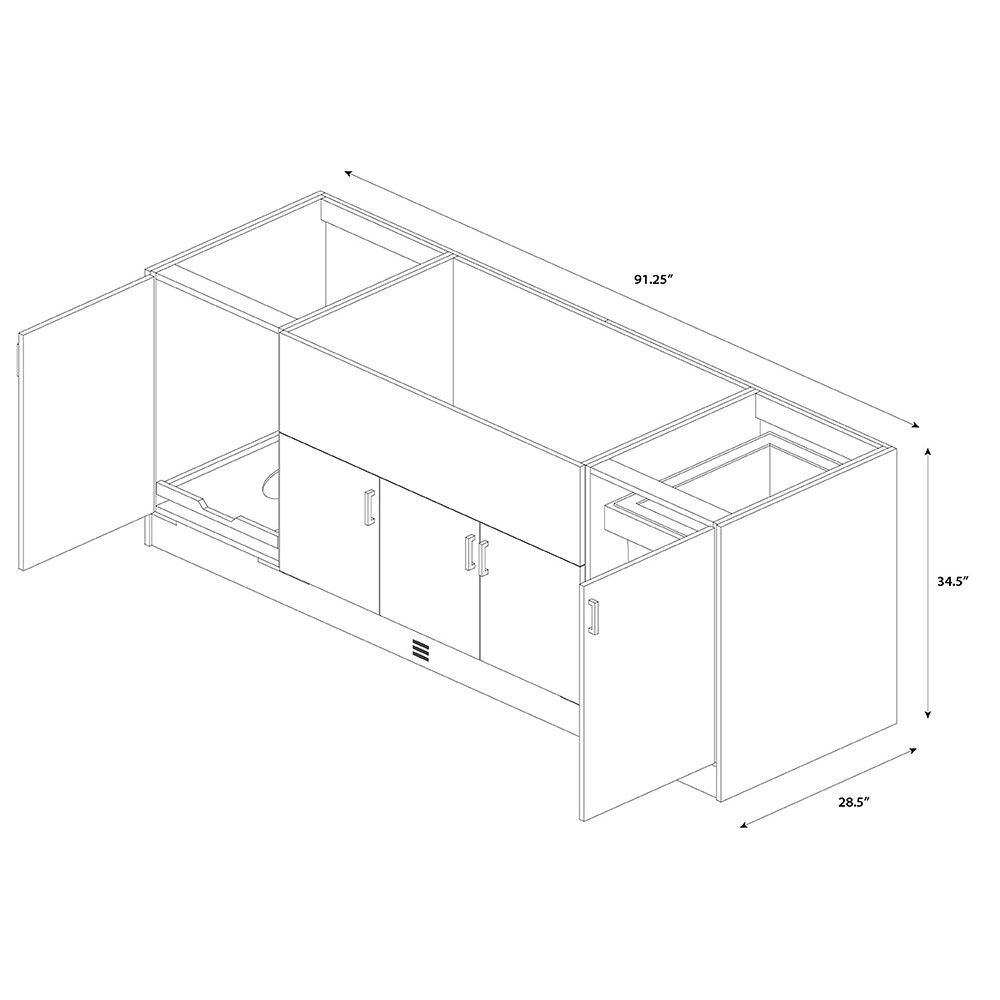 WeatherStrong WSE90I-MSB Modular-Outdoor-Kitchens - View #7