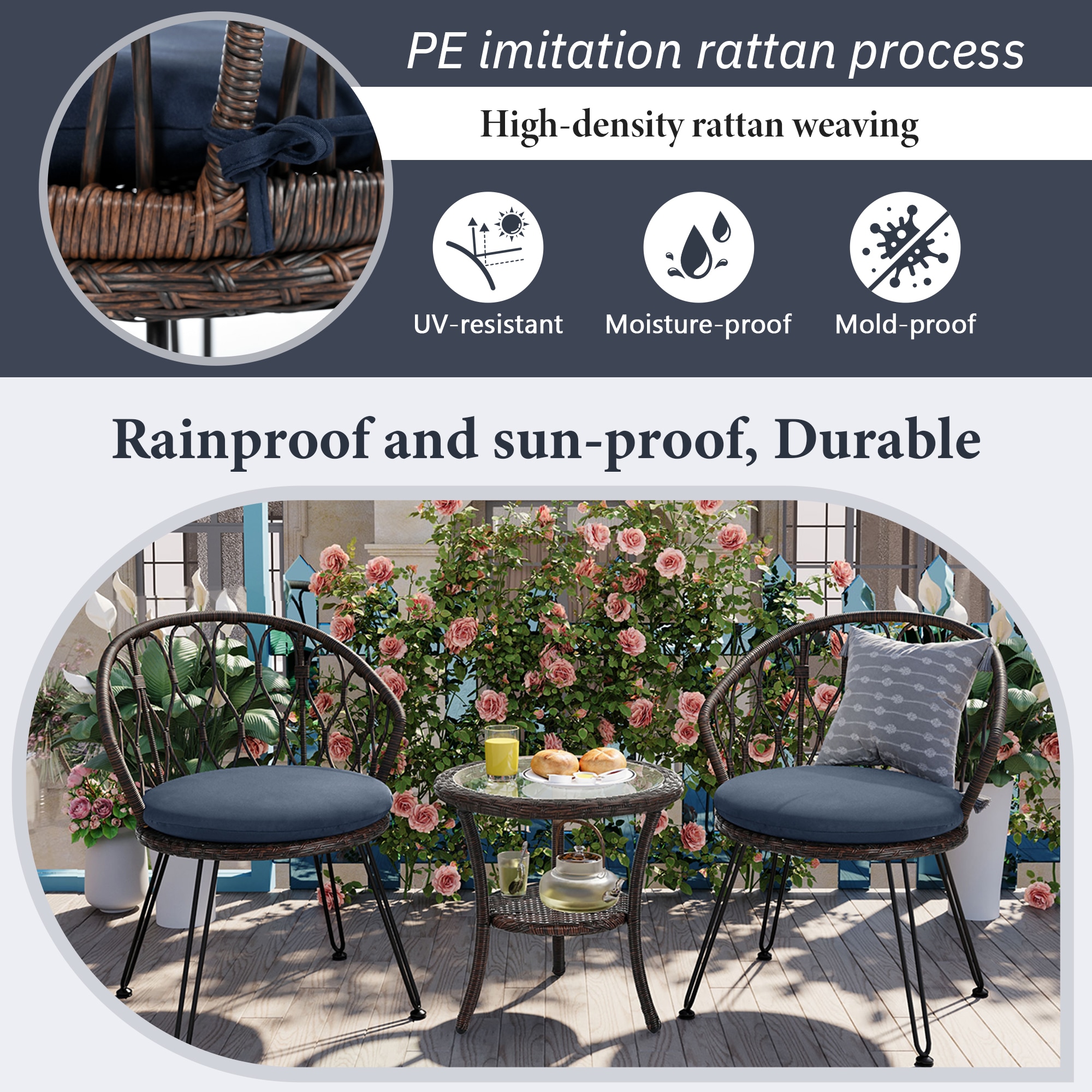 ToolCat LS2-165-HW Patio-Conversation-Sets - View #4