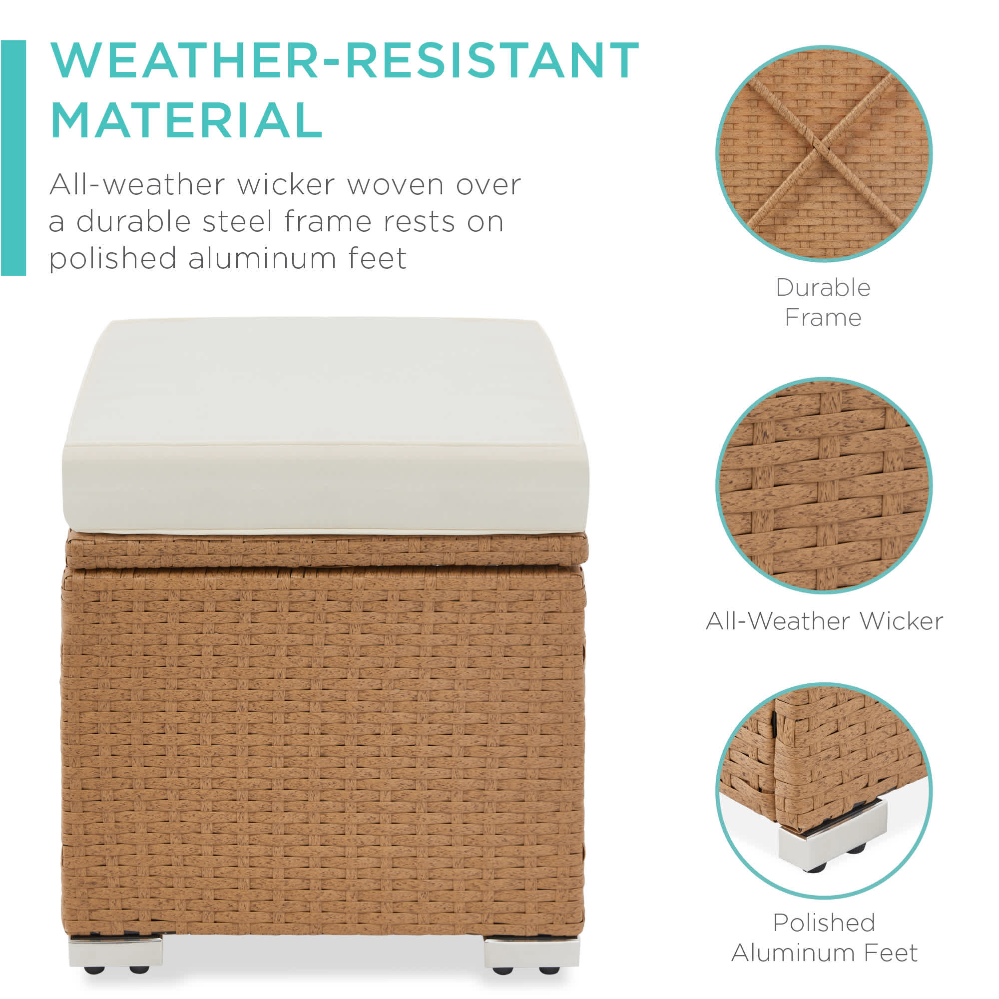 Best Choice Products SKY6399 Stools-Ottomans - View #3