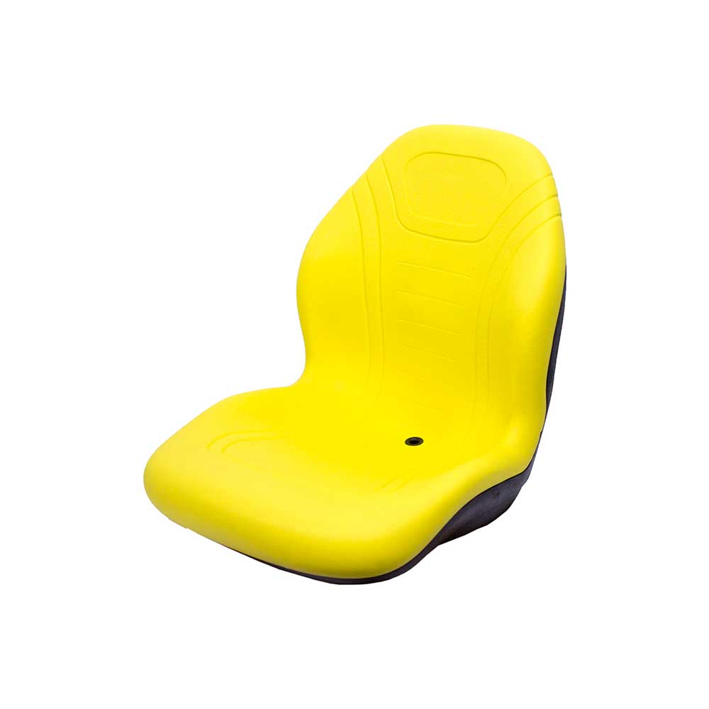 Mower/Construction Yellow Vinyl Bucket Seat-High Seat