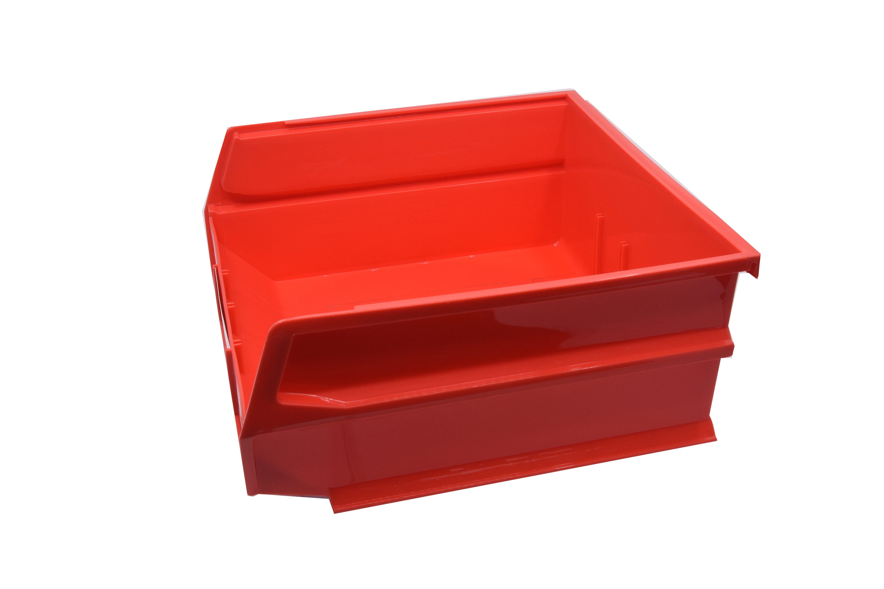 Set Wall Shelf Boxes 8 Stacking Boxes Red 