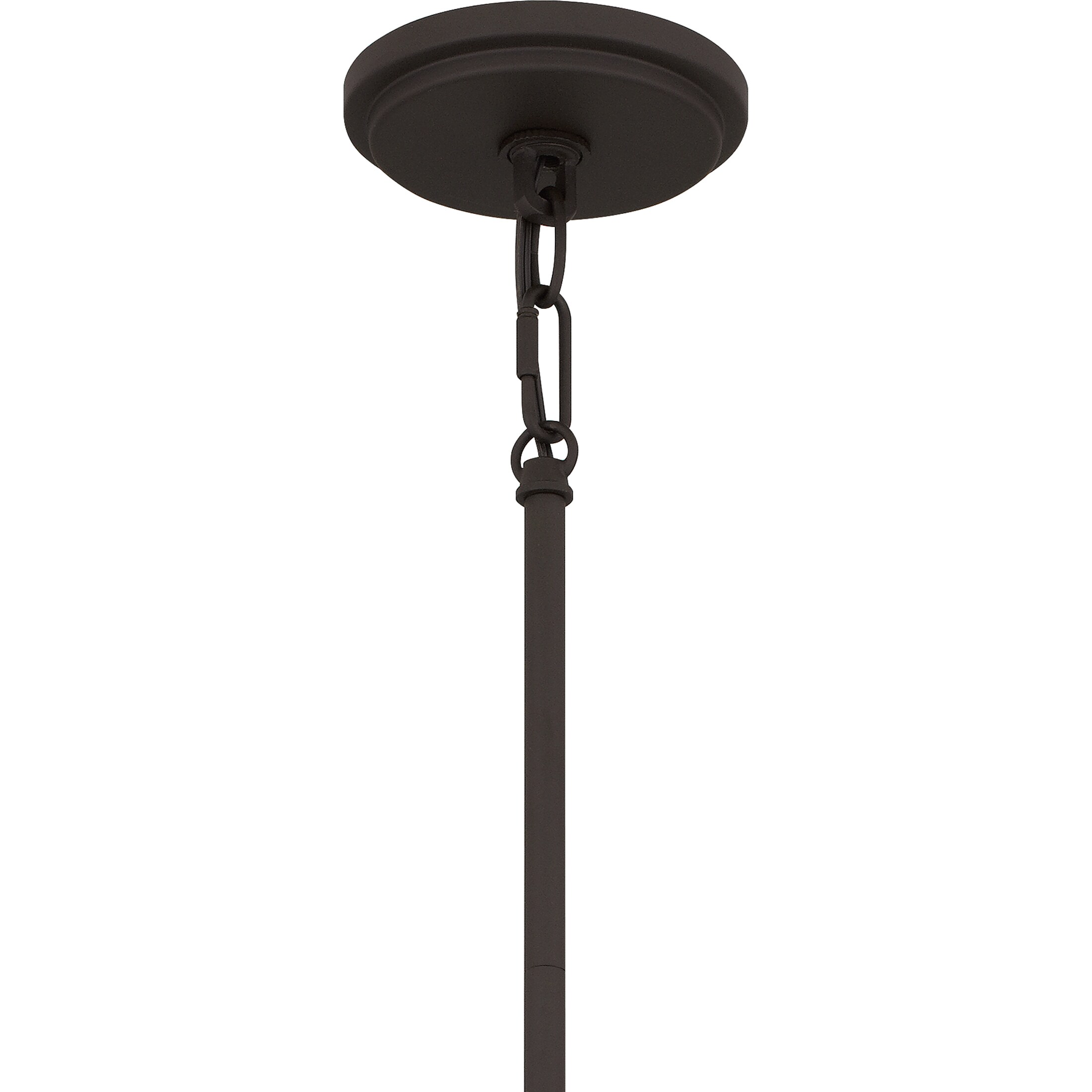 Brecken 16" Old Bronze Pendant Light with Alabaster Glass Shade