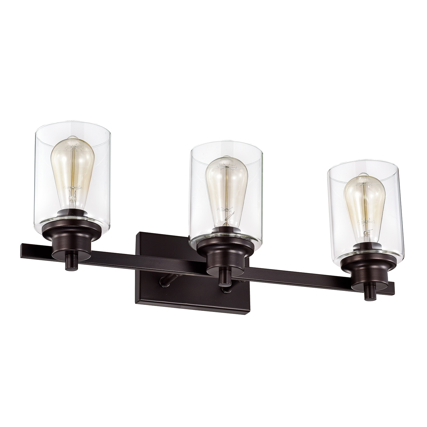 Flynama CT-L-A40028 Vanity light 23-in 3 -Light Oil-rubbed Bronze Industrial Vanity light