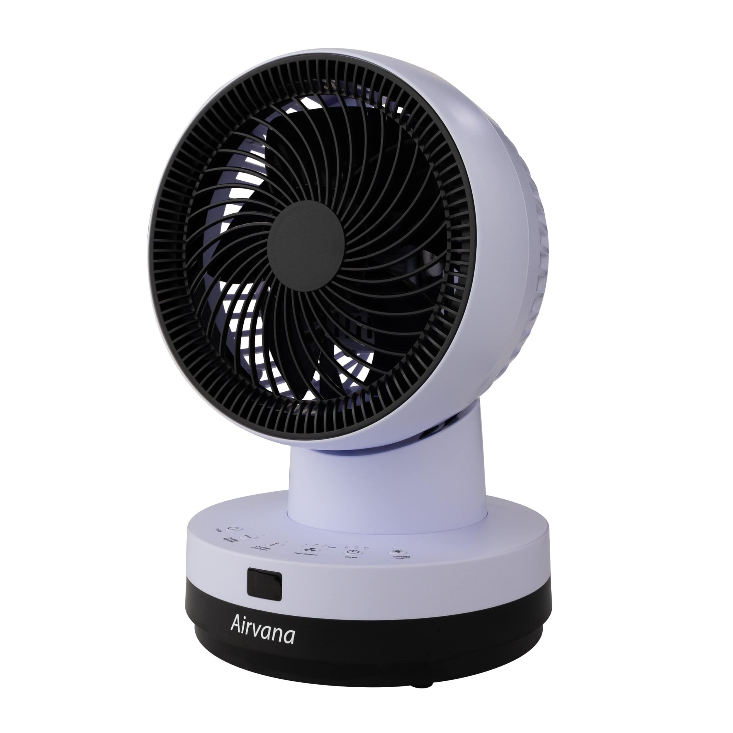 Airvana AV1200FAN-WHT Orbital Oscillating 4 Speed Portable Fan With Remote - White