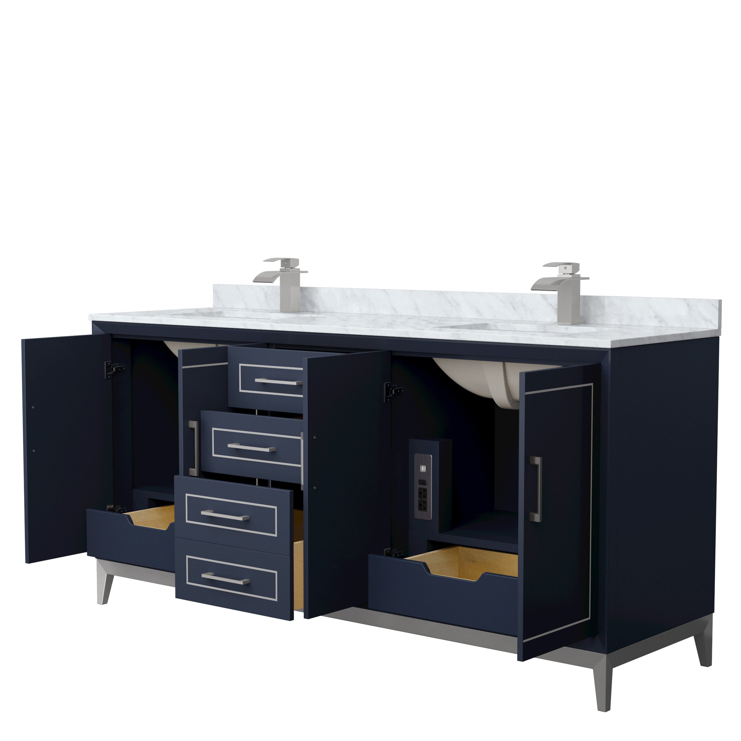Wyndham Collection WCH515172DBNCMUNSMXX Bath-Vanity-Combo - View #2