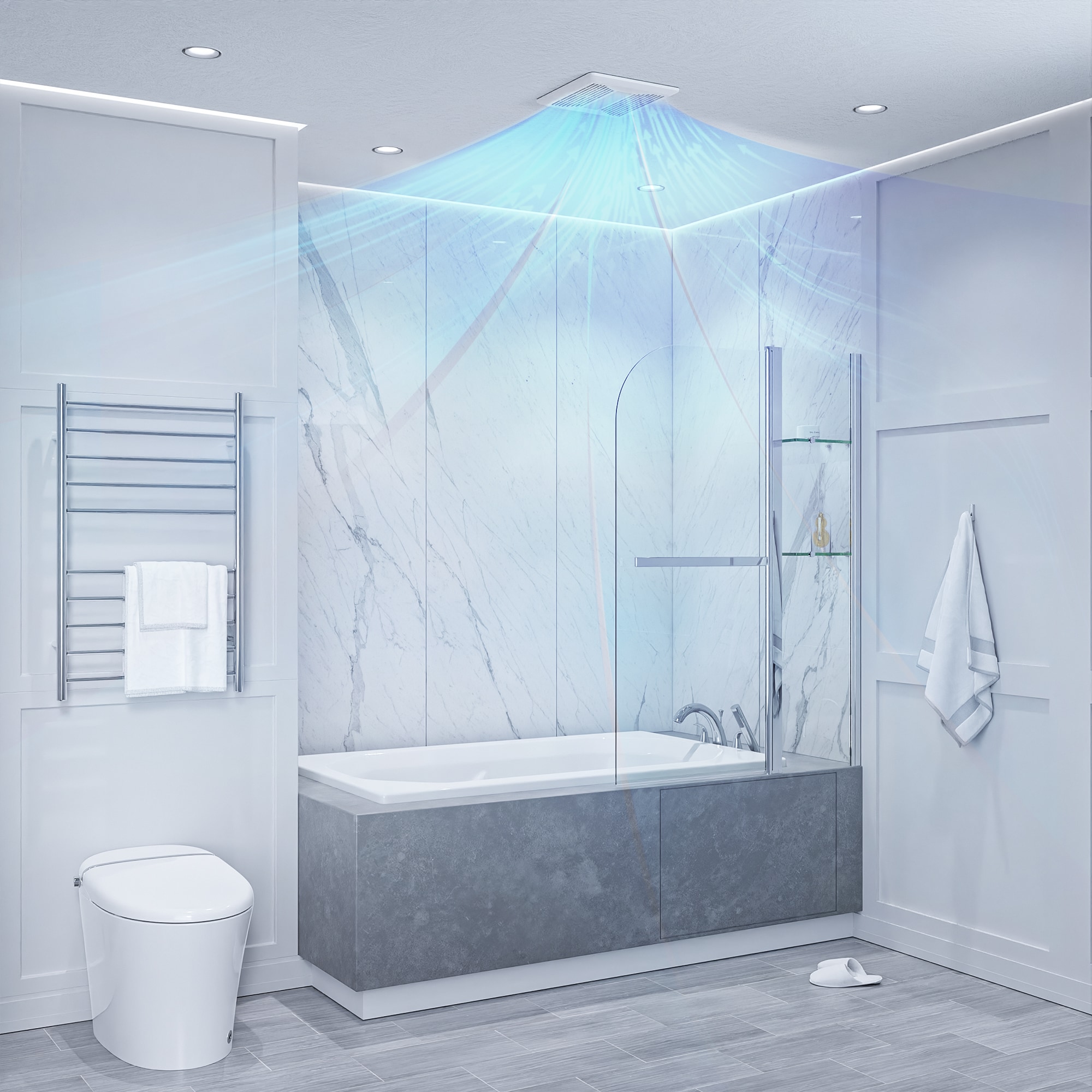 ANZZI LWEF101WH Bath-Fans - View #6