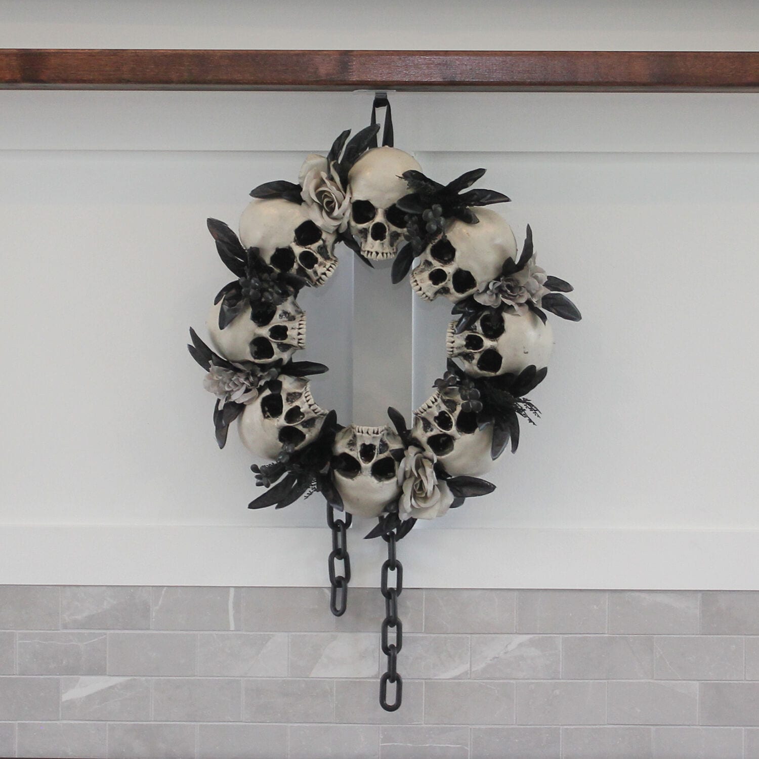 Haunted Hill Farm HHSKEL-9WRTH Artificial-Halloween-Wreaths - View #8