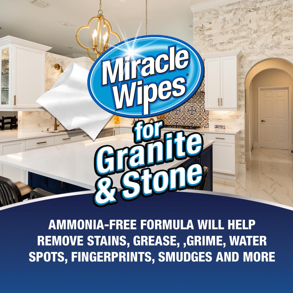 Miracle Brands MiracleWipes 30-Count Wipes Glass Cleaner