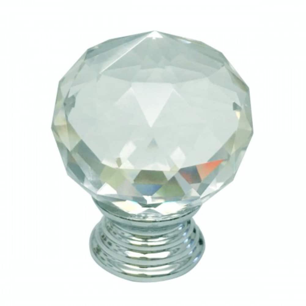RENOVATORS SUPPLY MANUFACTURING 21899 Category: Cabinet Hardware Accessories Polished Clear Clear Glass with Chrome Cabinet hardware kit